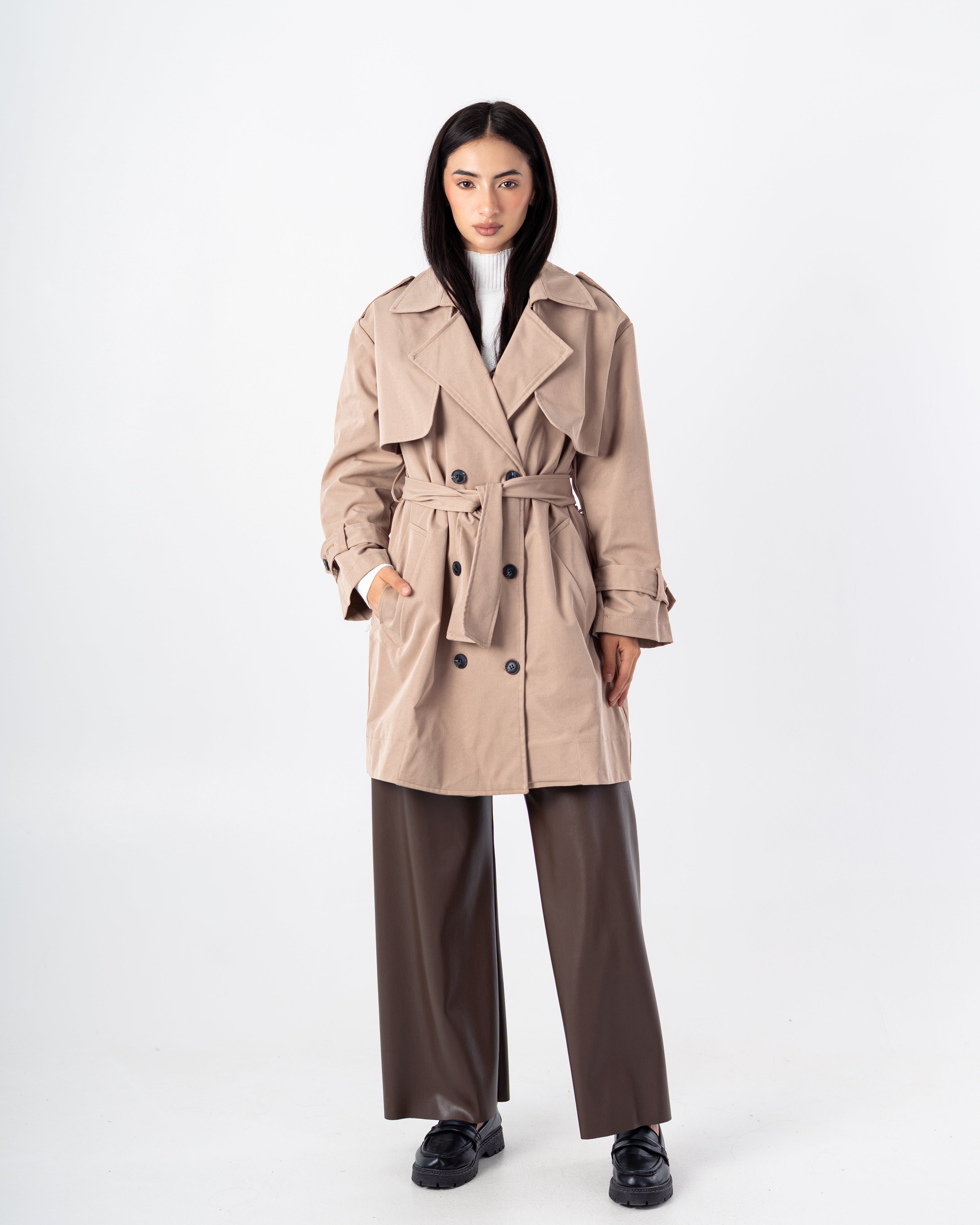 Gabardine Jacket – With Belt