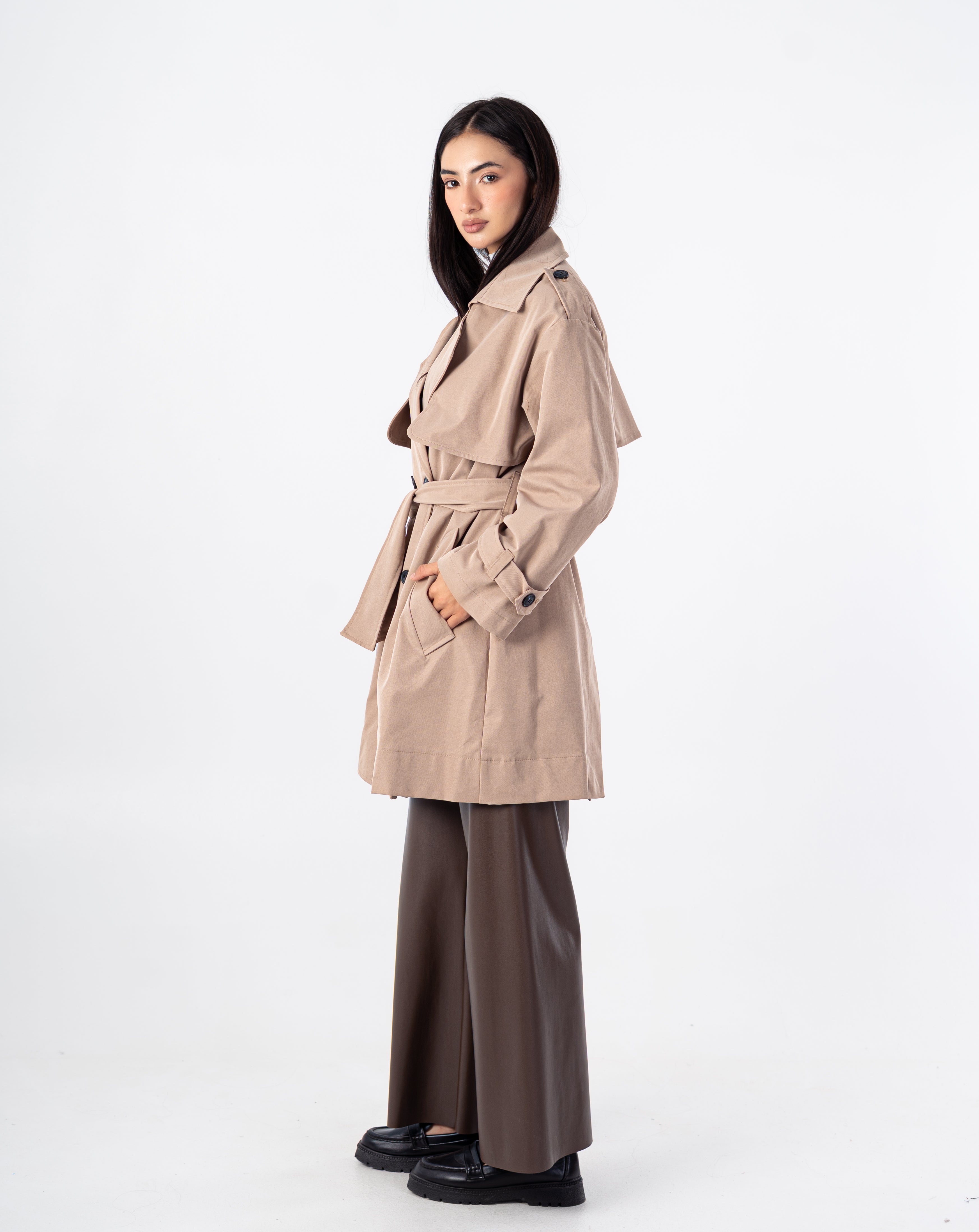 Gabardine Jacket – With Belt