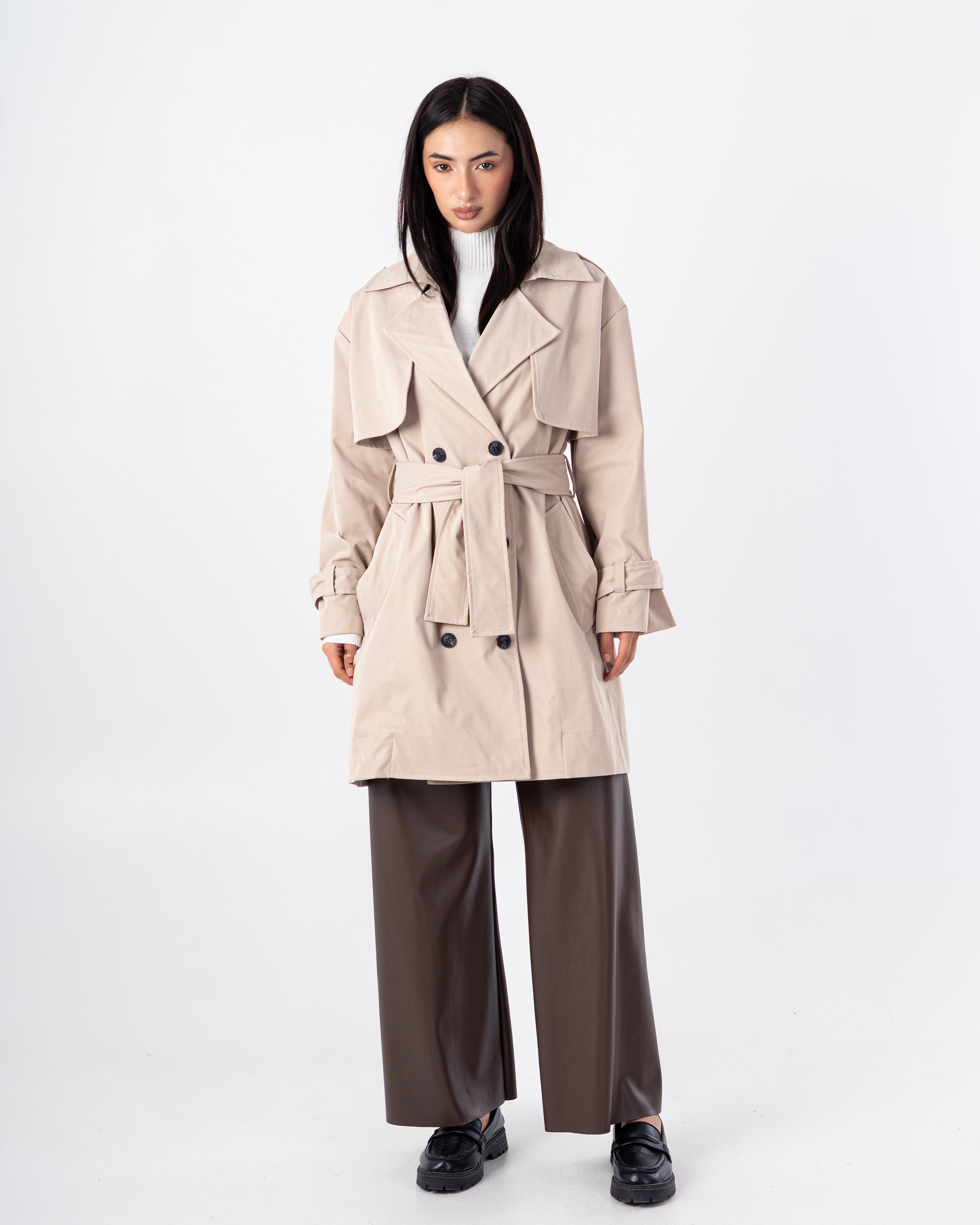 Gabardine Jacket – With Belt