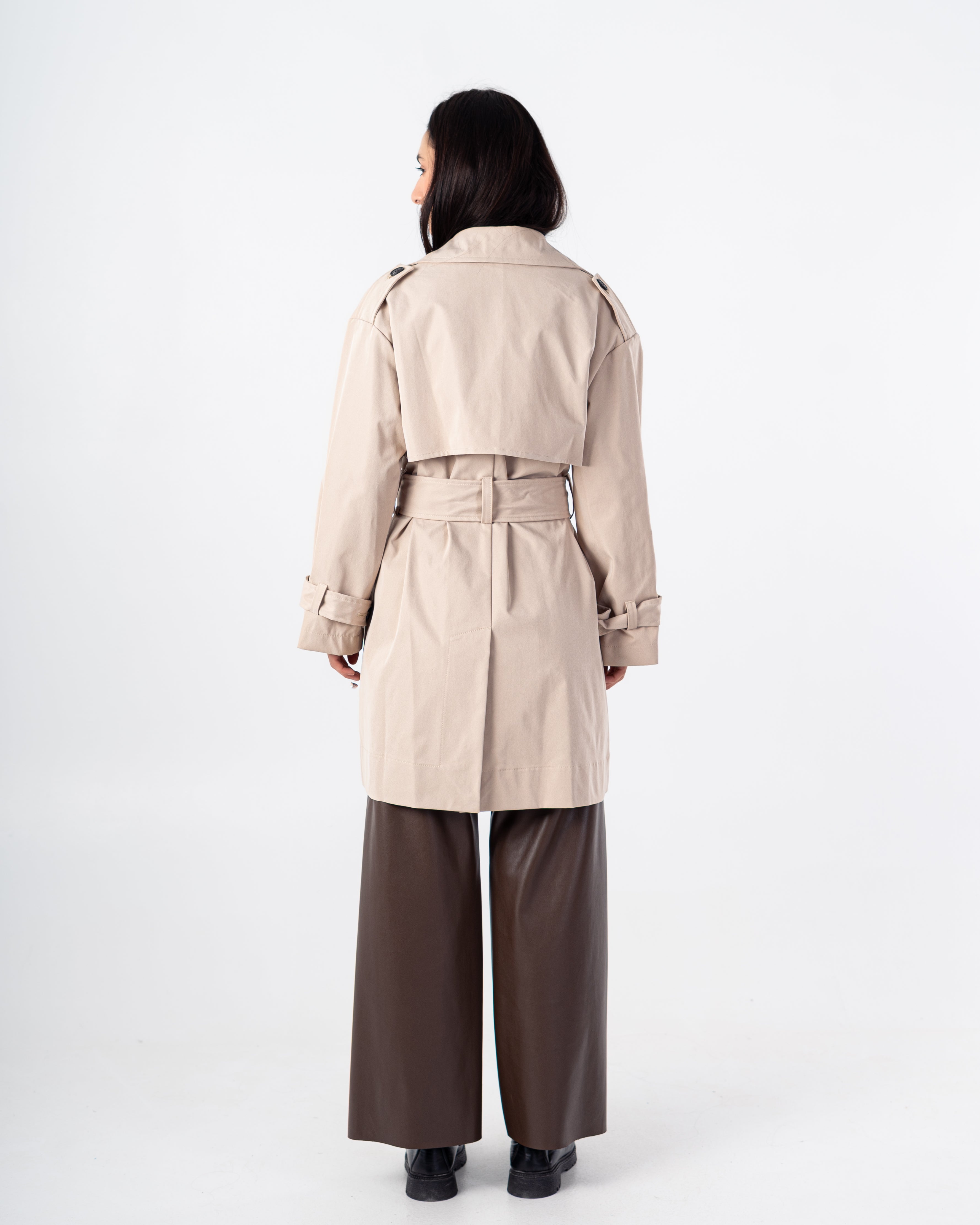 Gabardine Jacket – With Belt