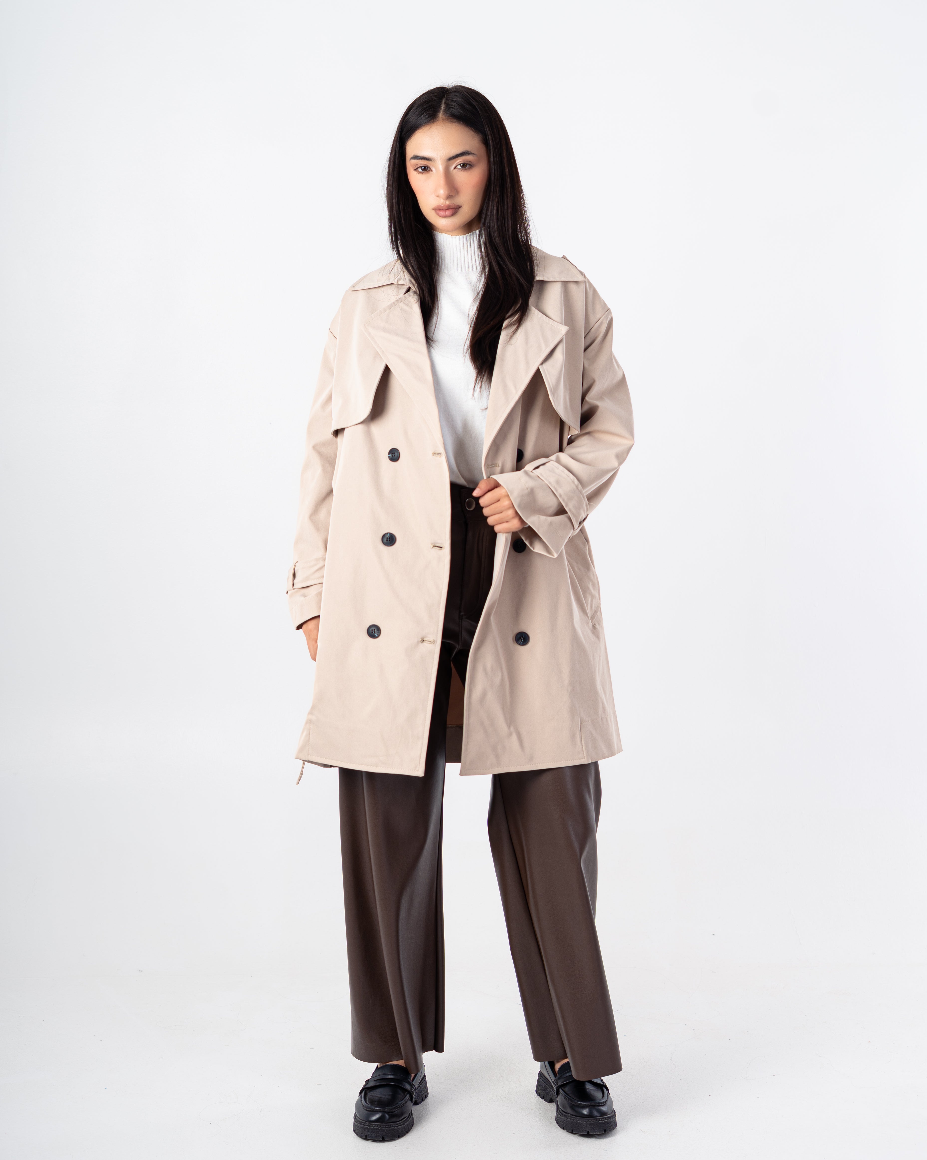 Gabardine Jacket – With Belt