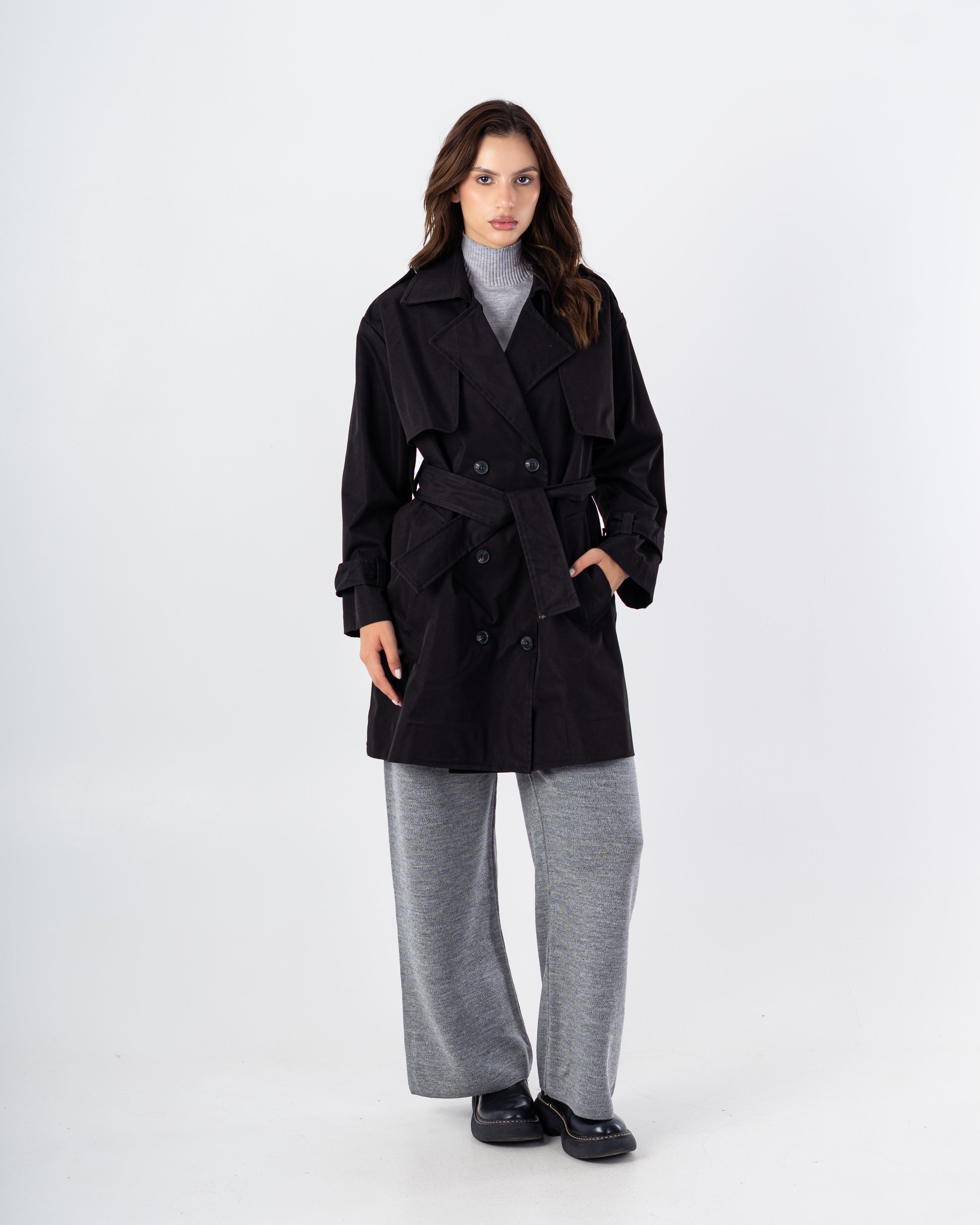 Gabardine Jacket – With Belt