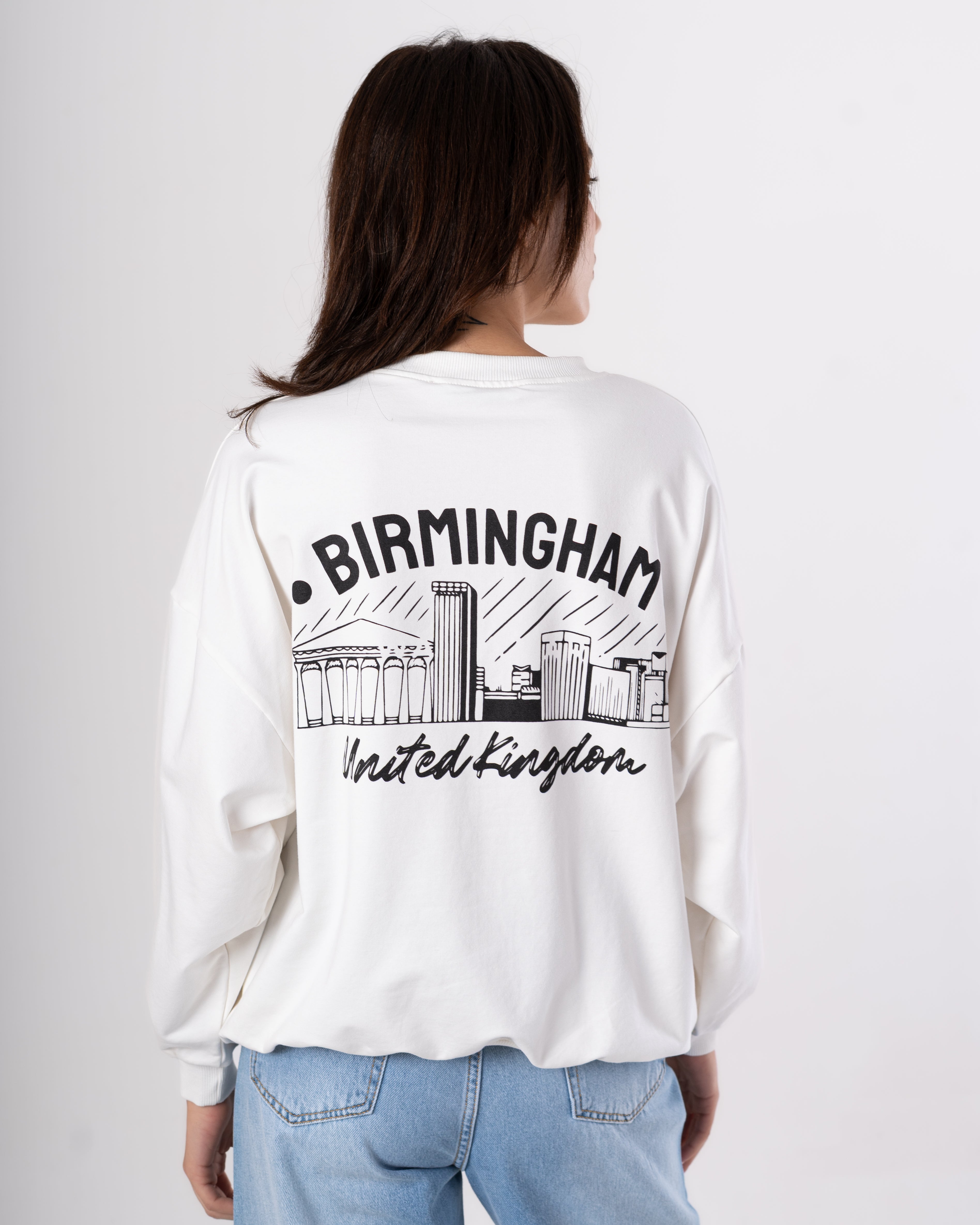 Plain Sweatshirt - With Back Print