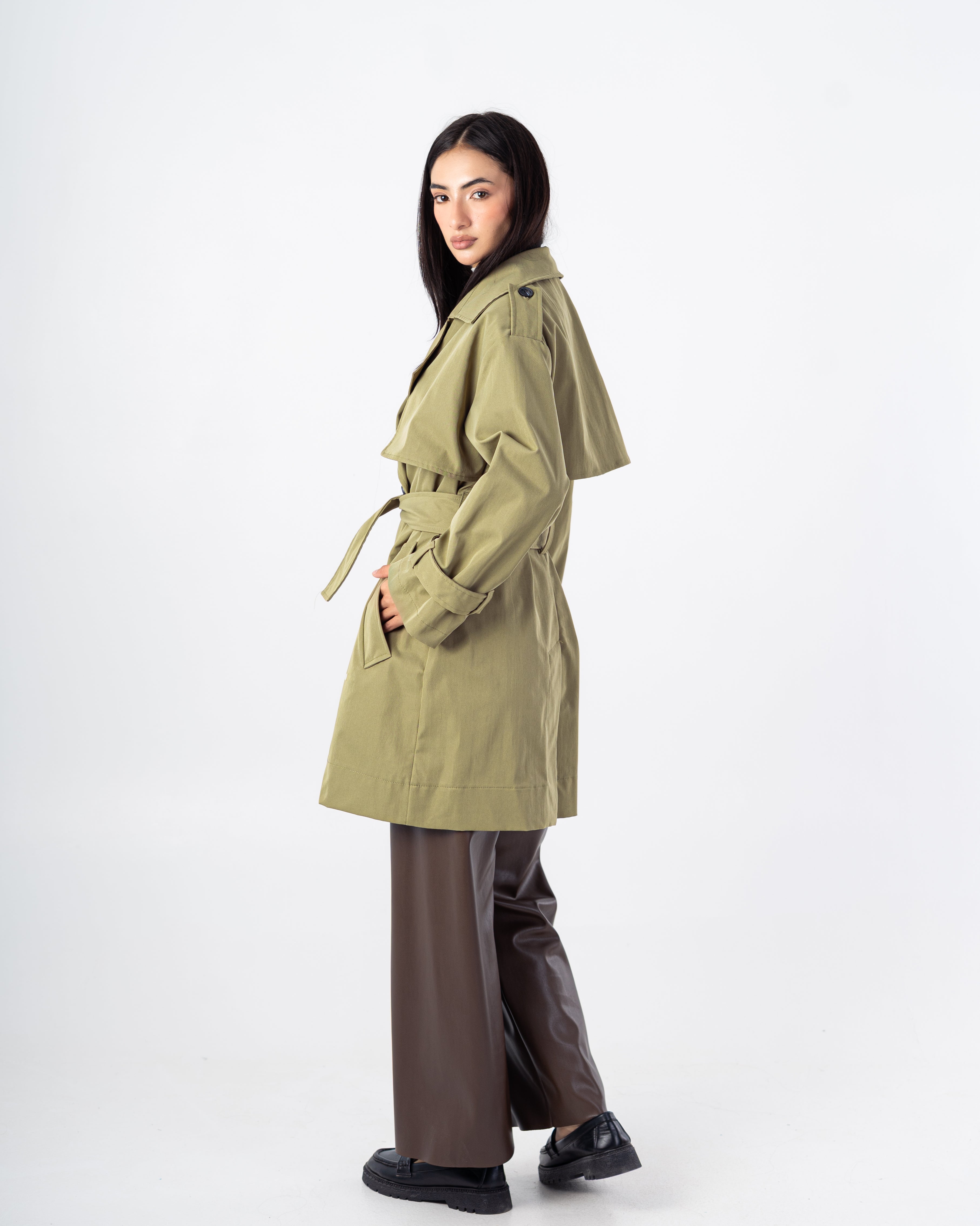 Gabardine Jacket – With Belt