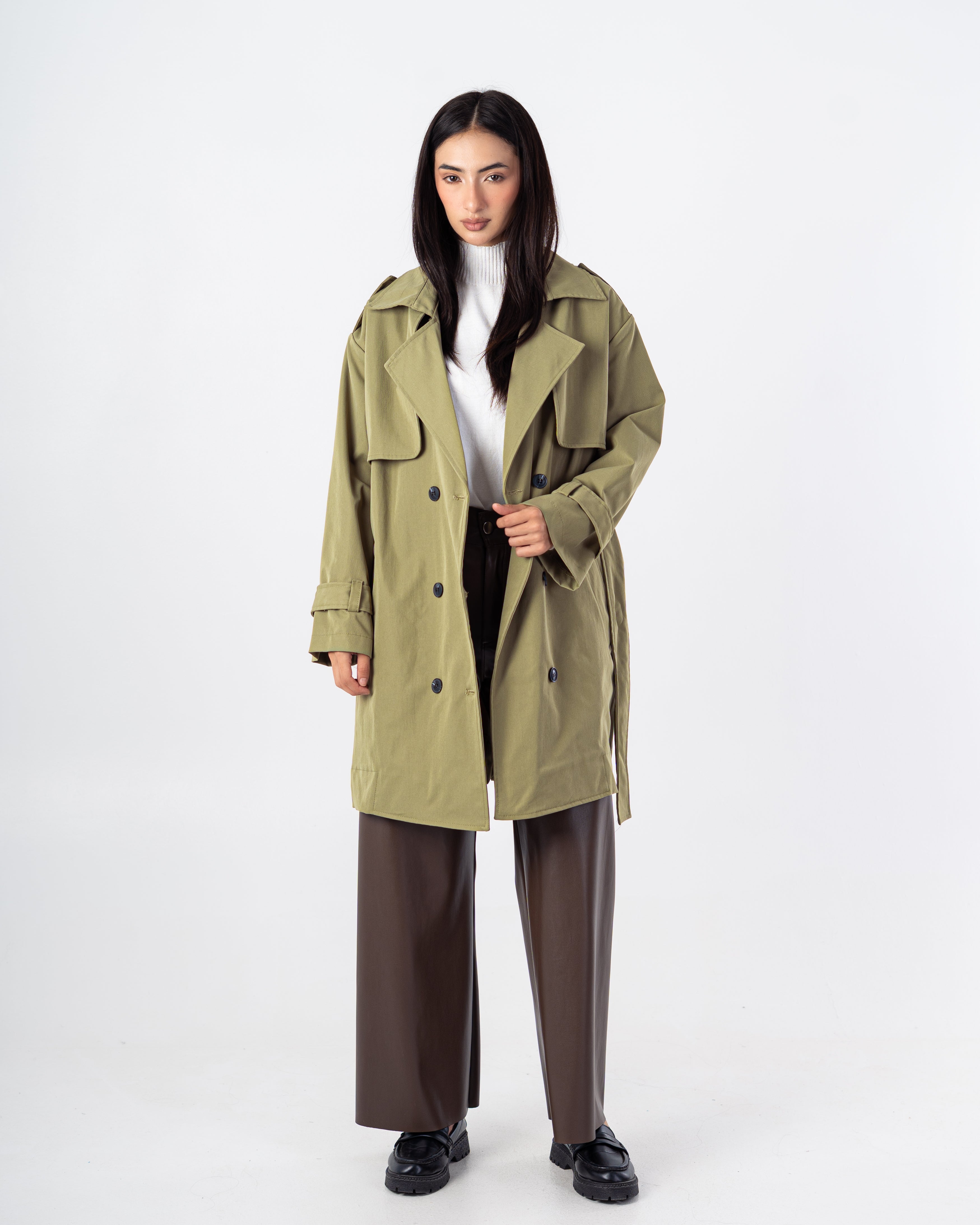 Gabardine Jacket – With Belt