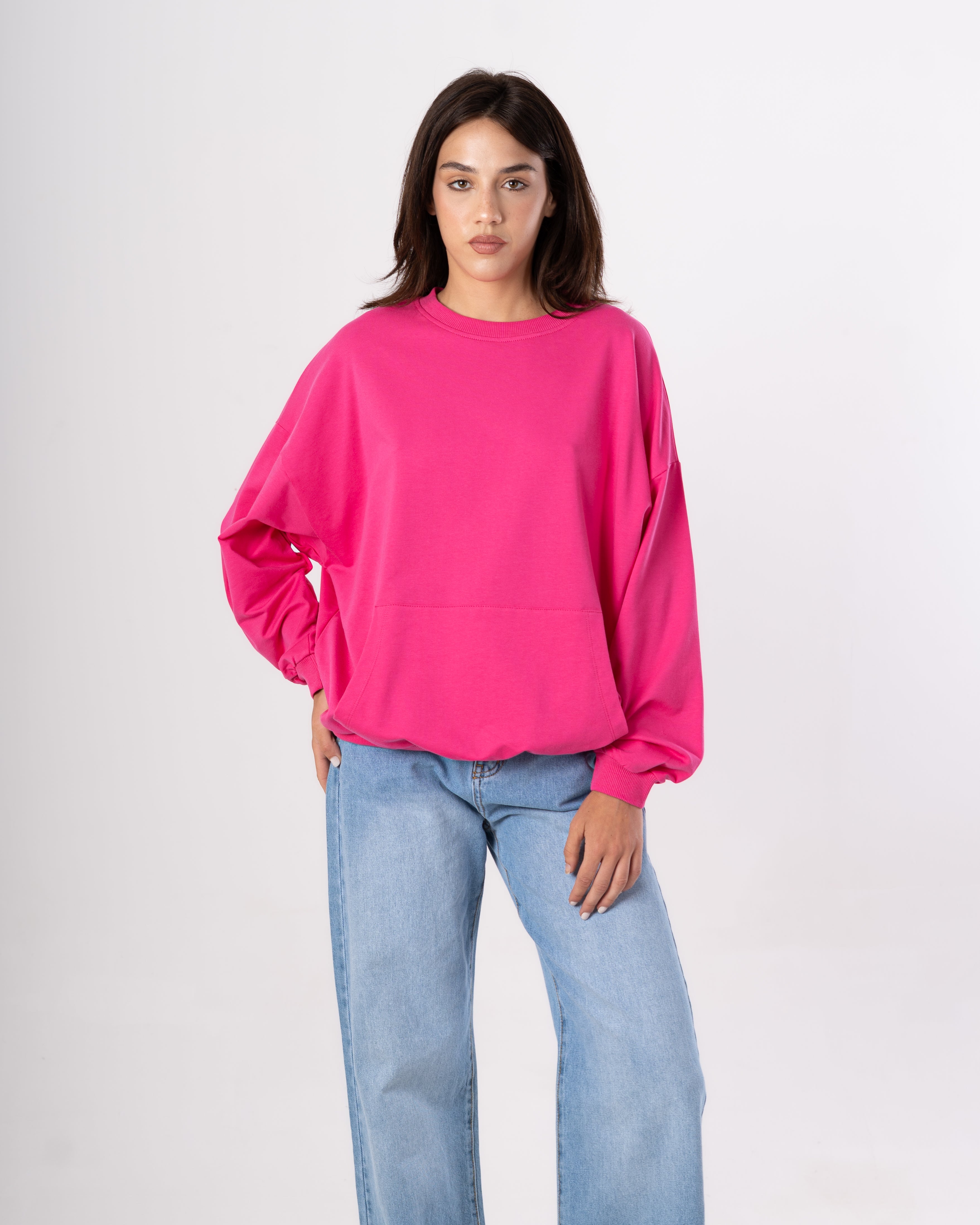 Plain Sweatshirt - With Back Print