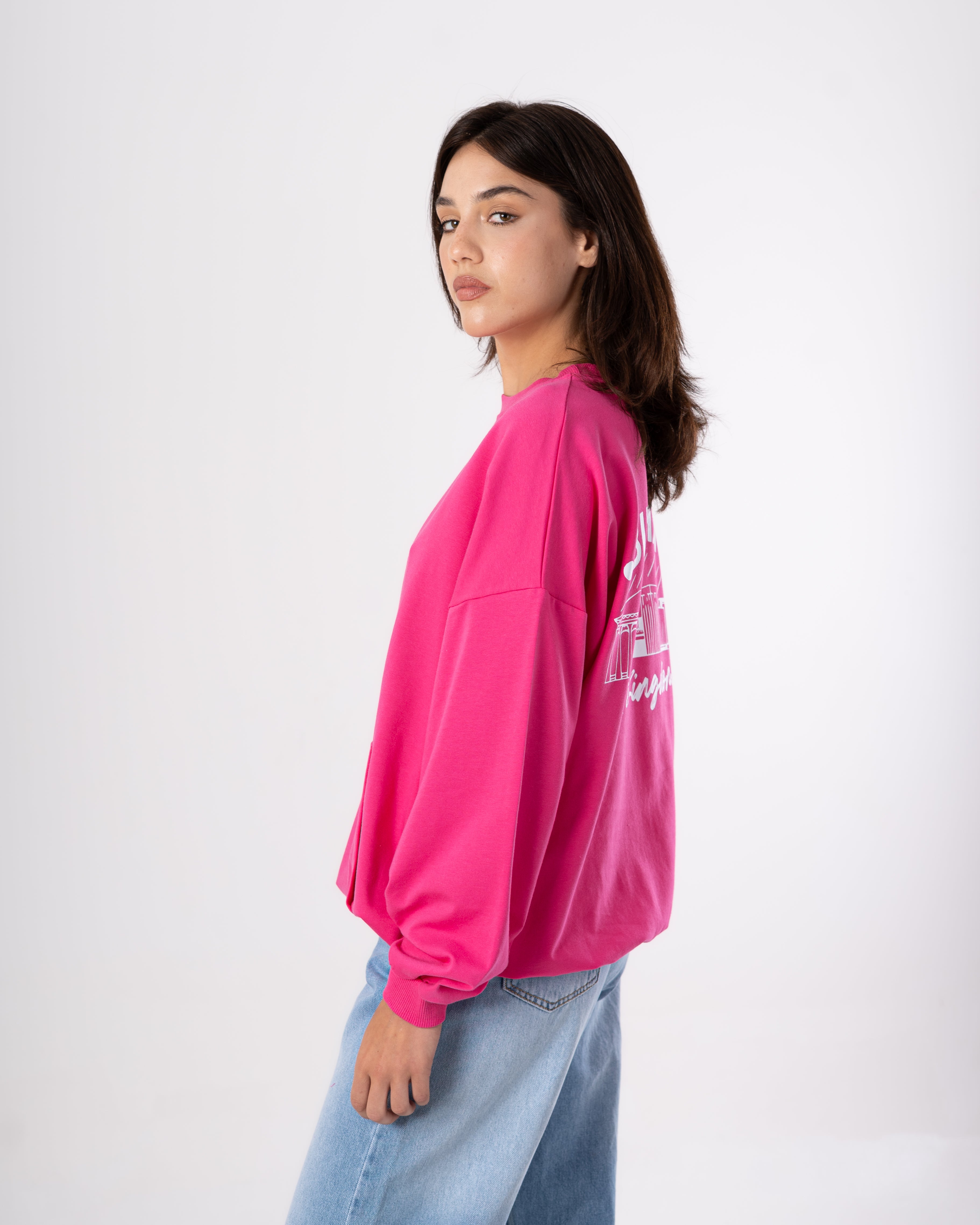 Plain Sweatshirt - With Back Print