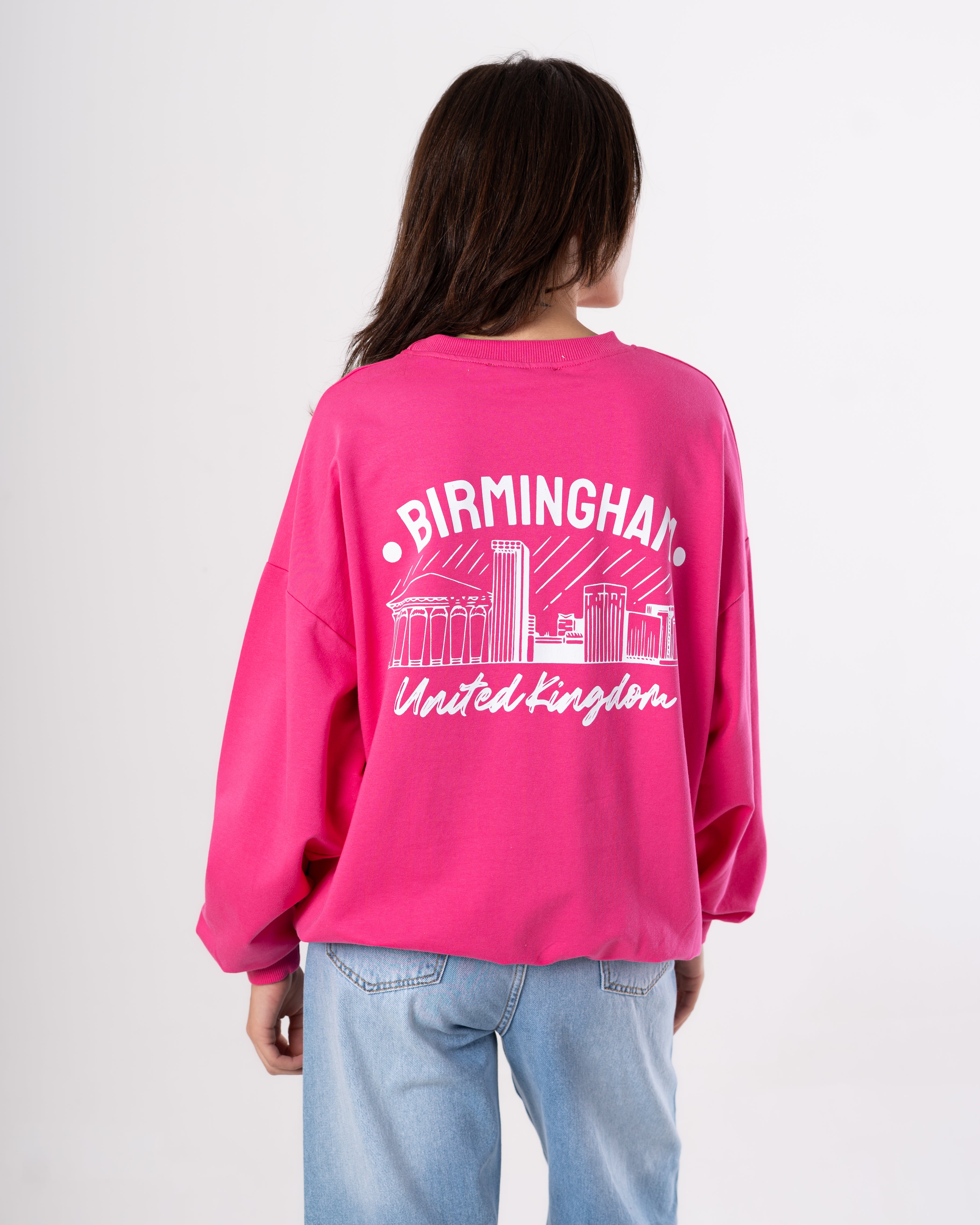 Plain Sweatshirt - With Back Print
