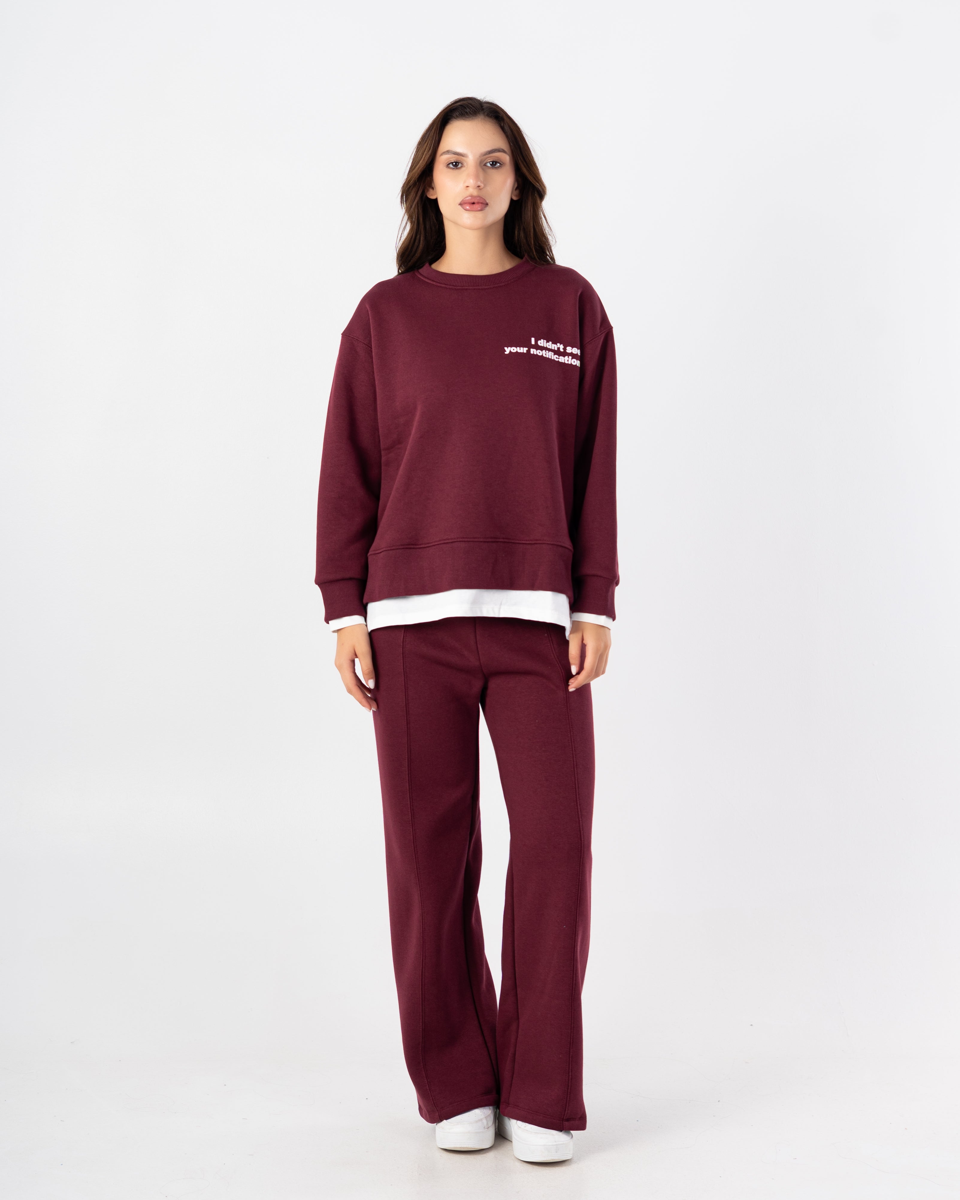 Sweatshirt – White Stripe (Back Print)