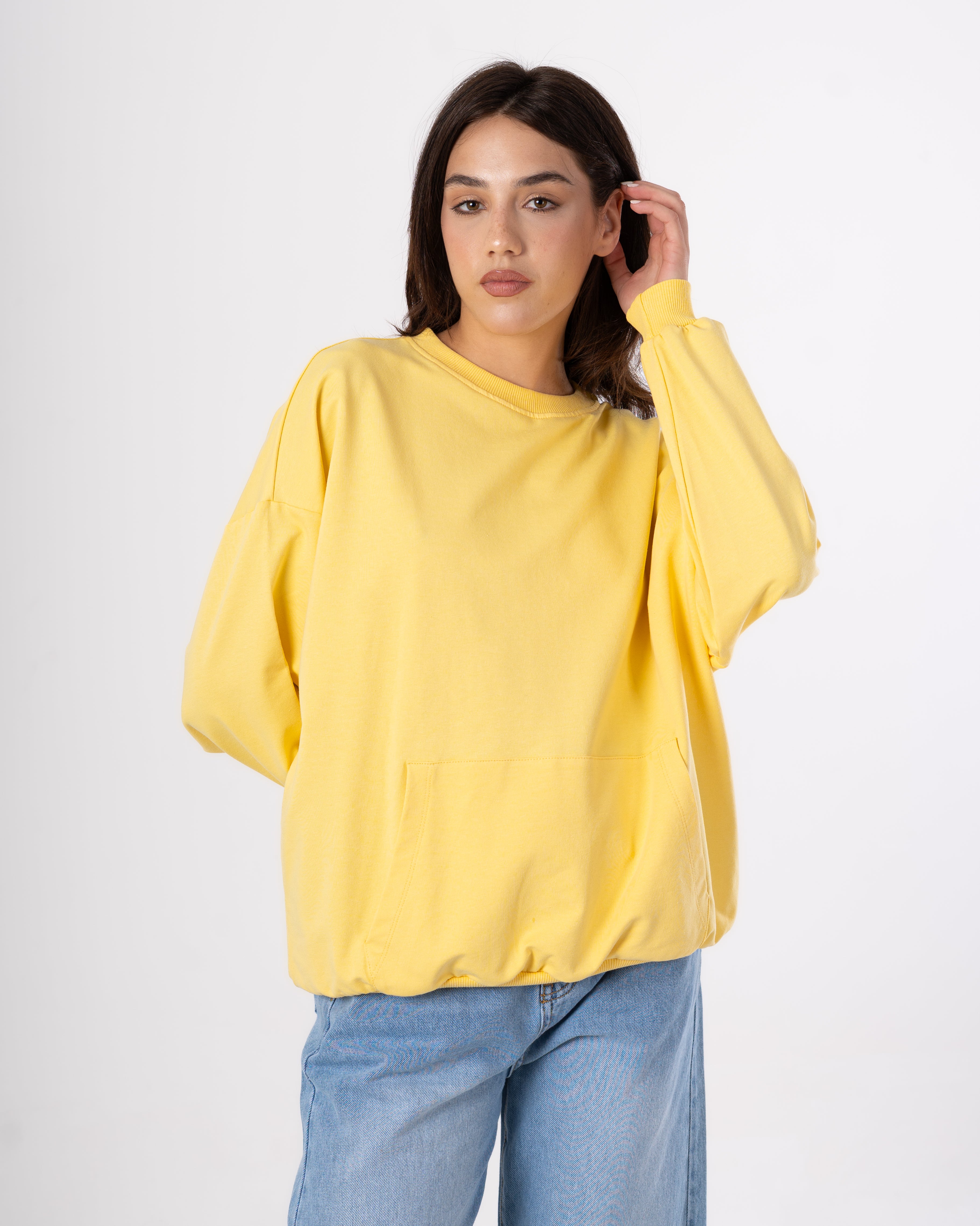 Plain Sweatshirt - With Back Print