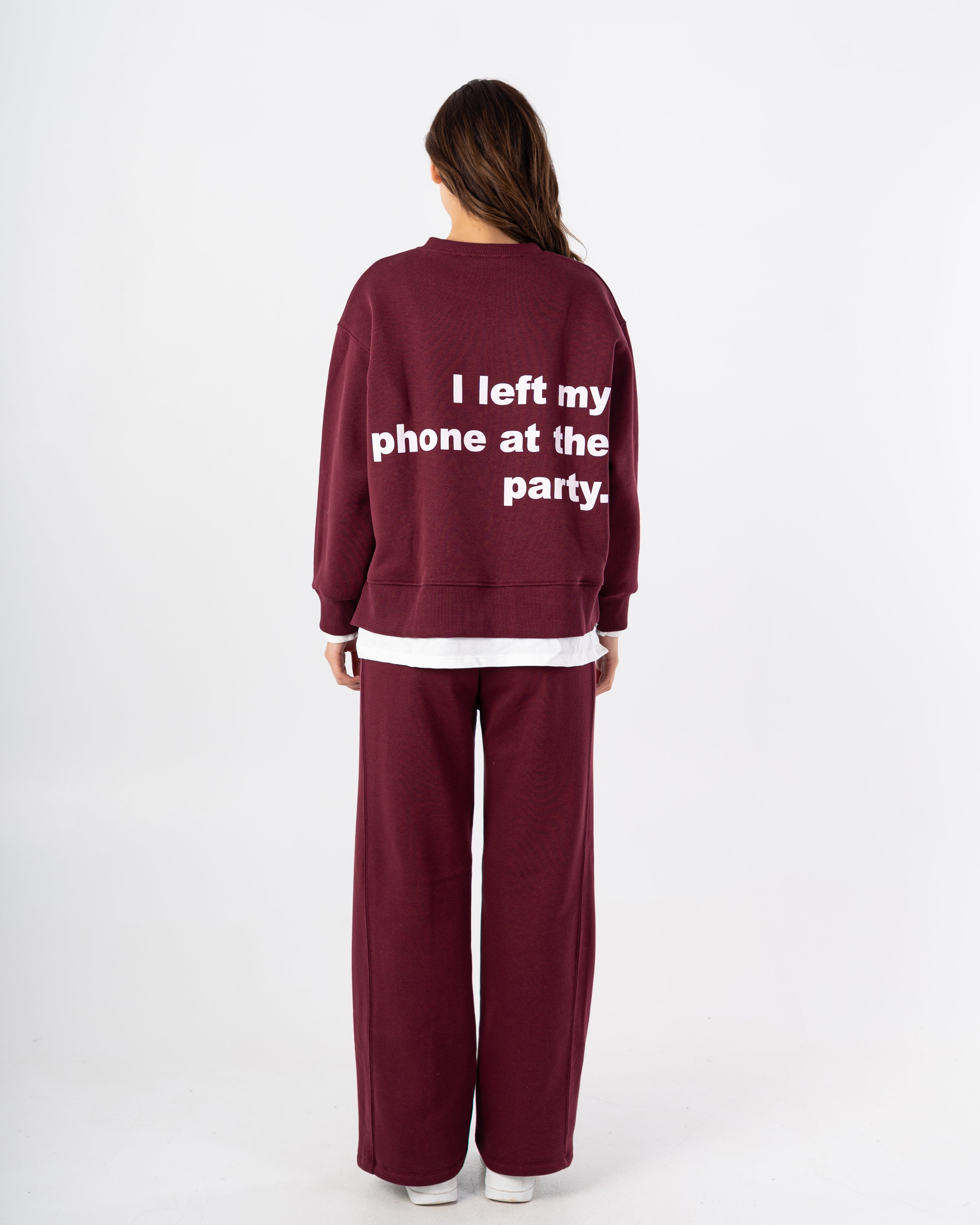 Sweatshirt – White Stripe (Back Print)