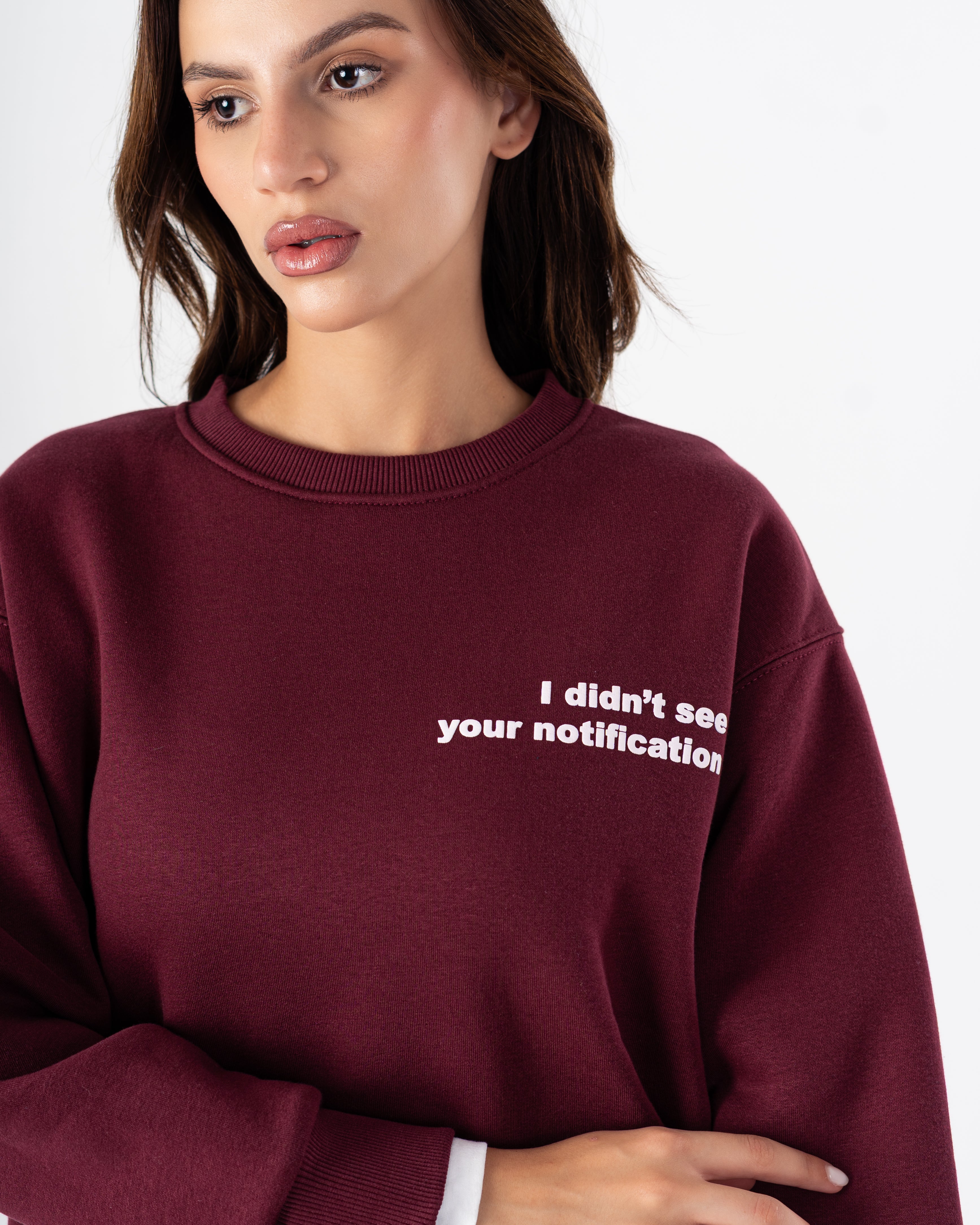 Sweatshirt – White Stripe (Back Print)