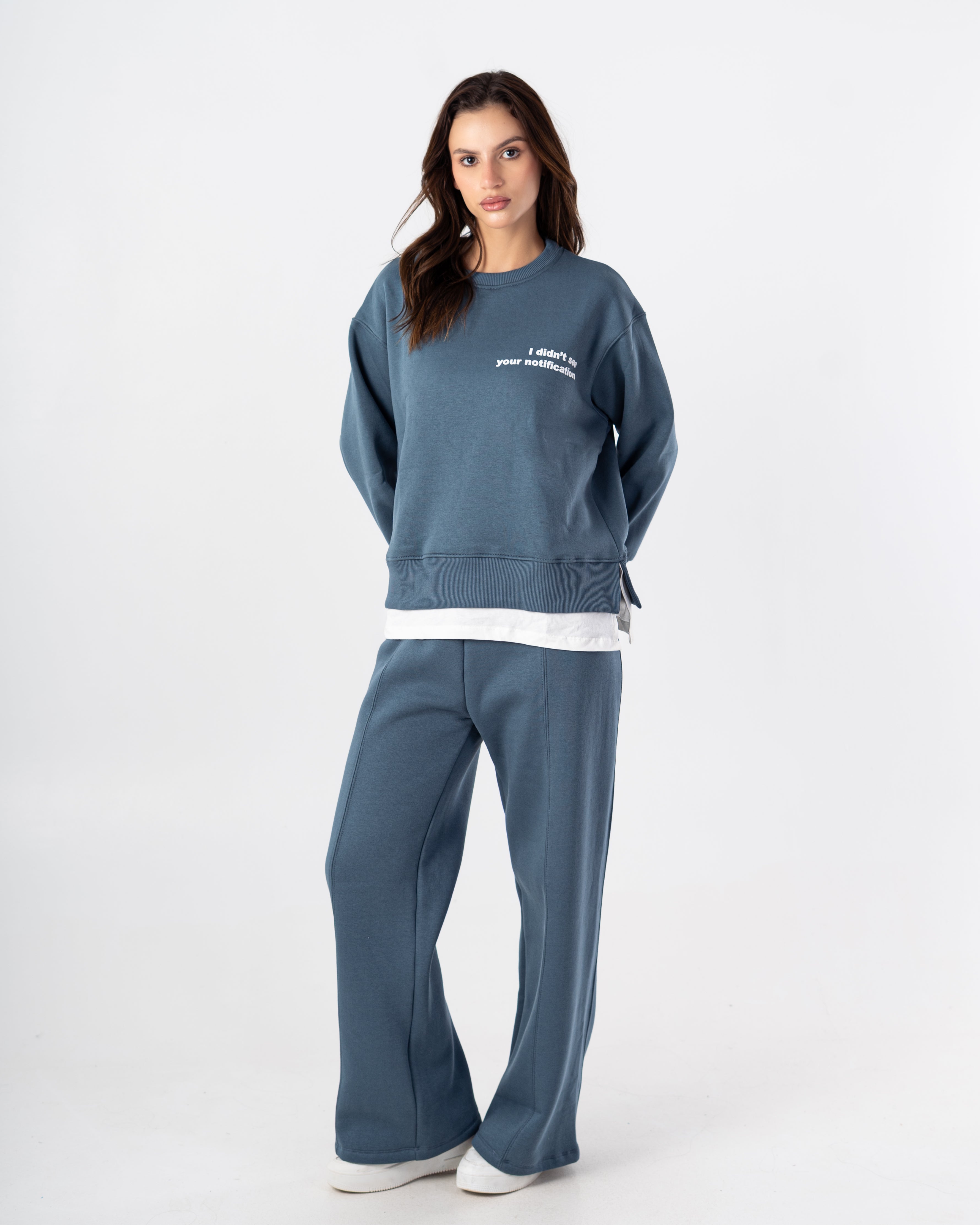 Sweatshirt – White Stripe (Back Print)