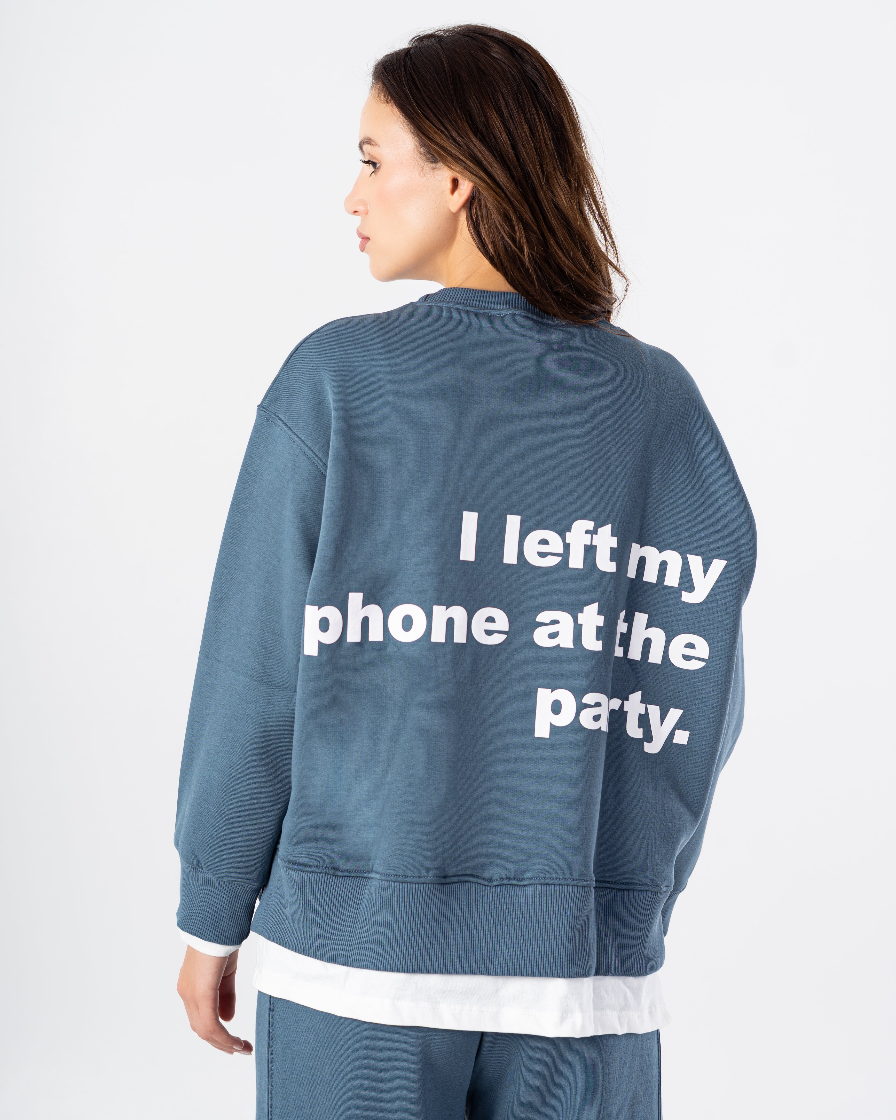 Sweatshirt – White Stripe (Back Print)