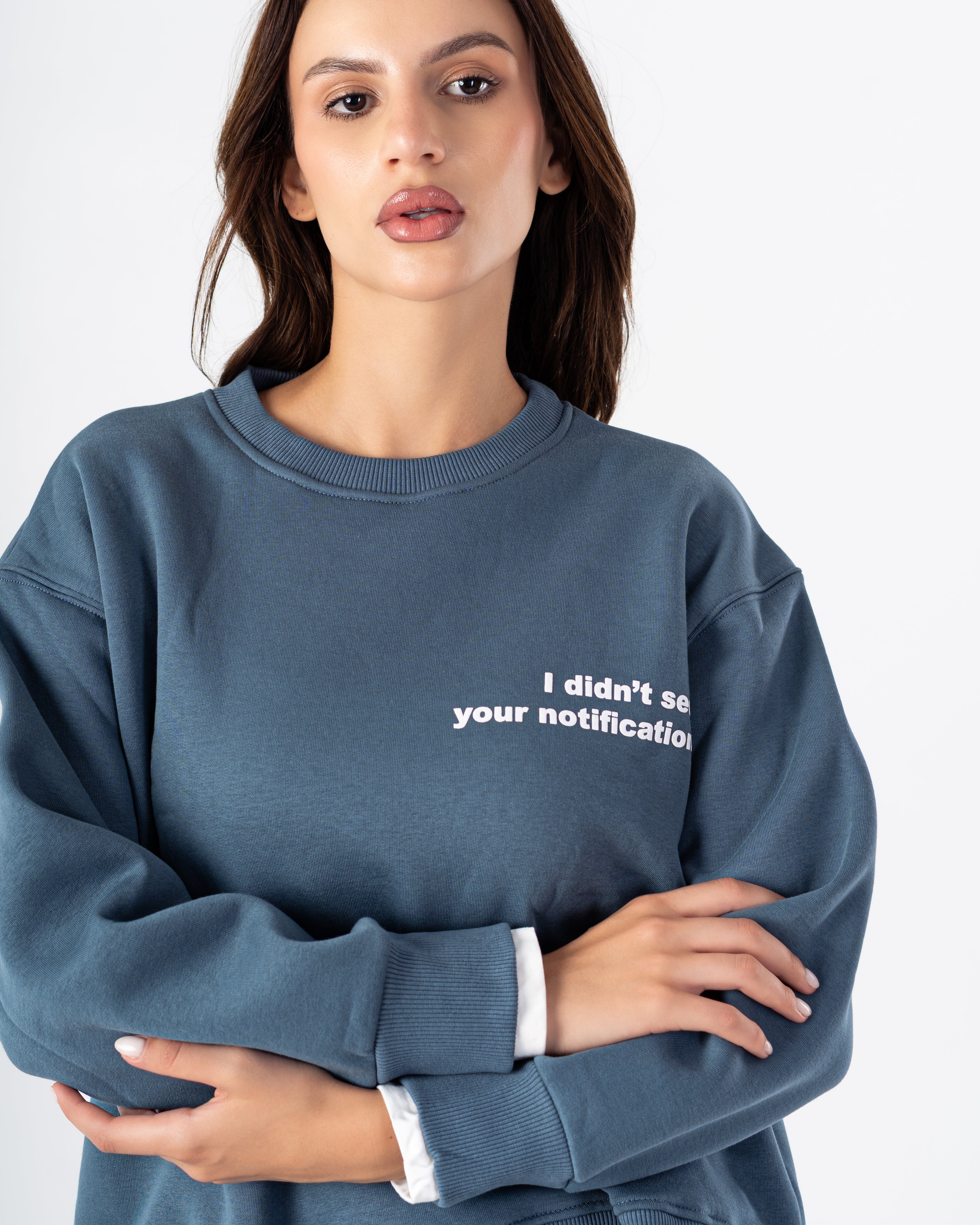 Sweatshirt – White Stripe (Back Print)