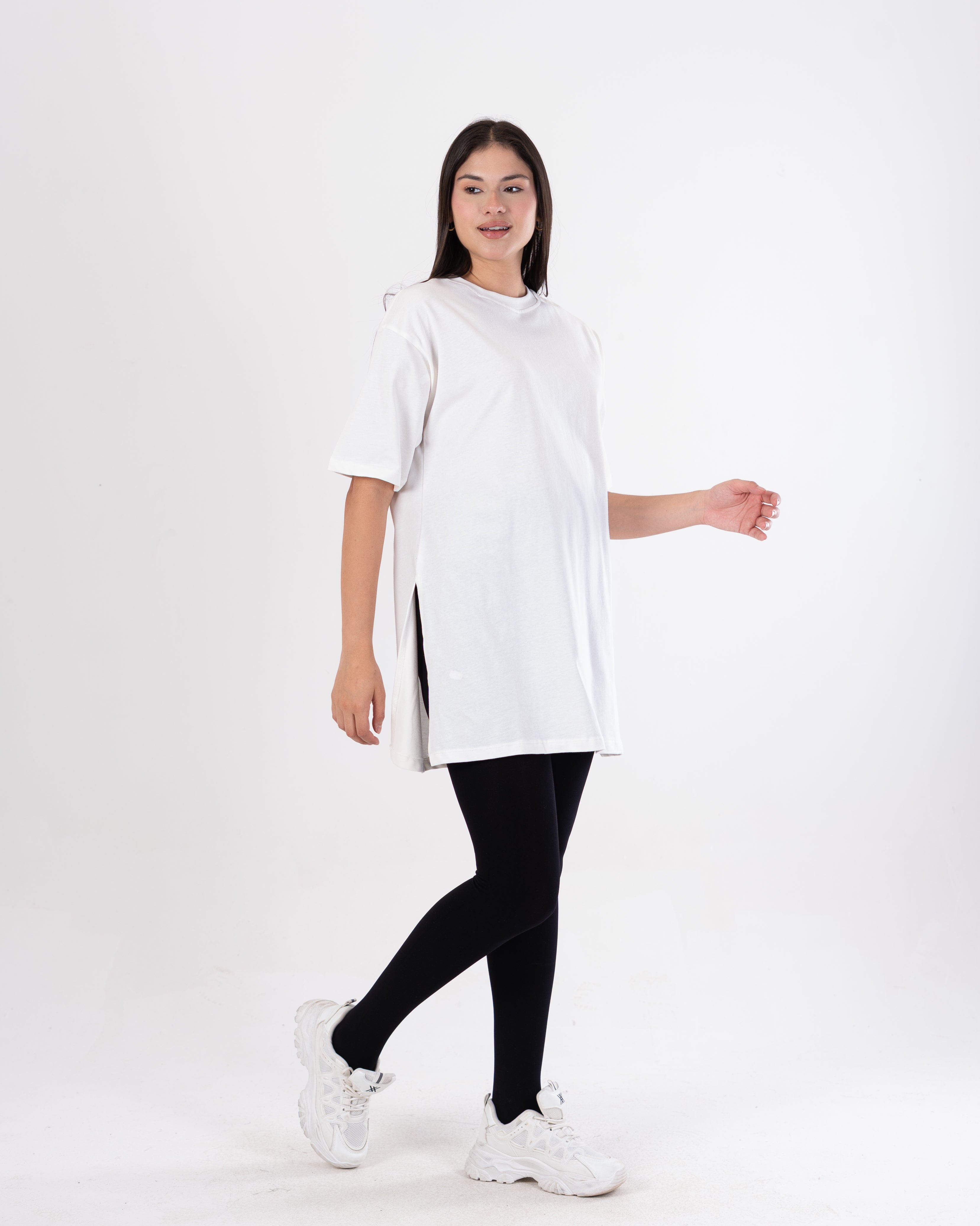 Half Sleeve T-Shirt - Back Print (Long Length)