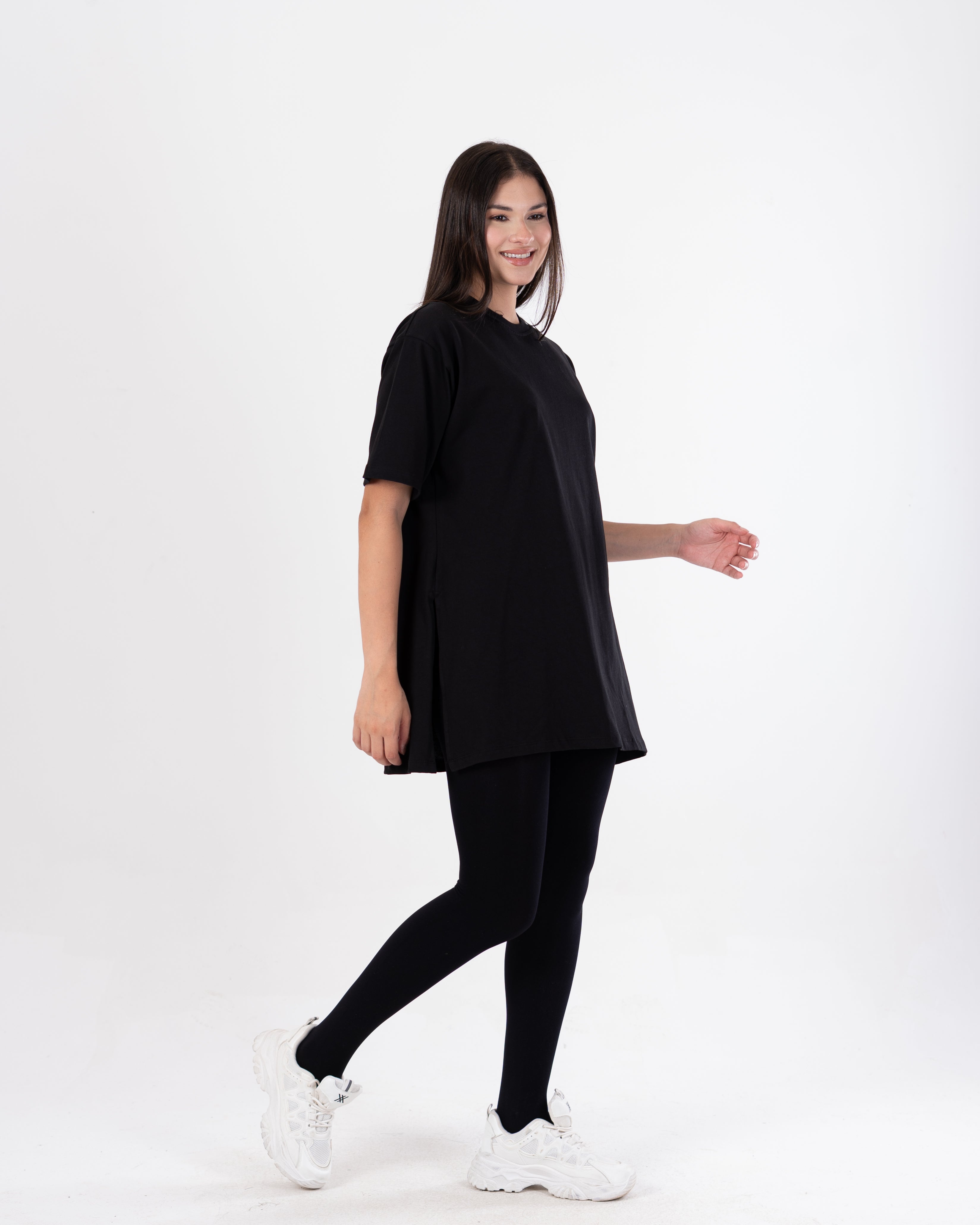 Half Sleeve T-Shirt - Back Print (Long Length)