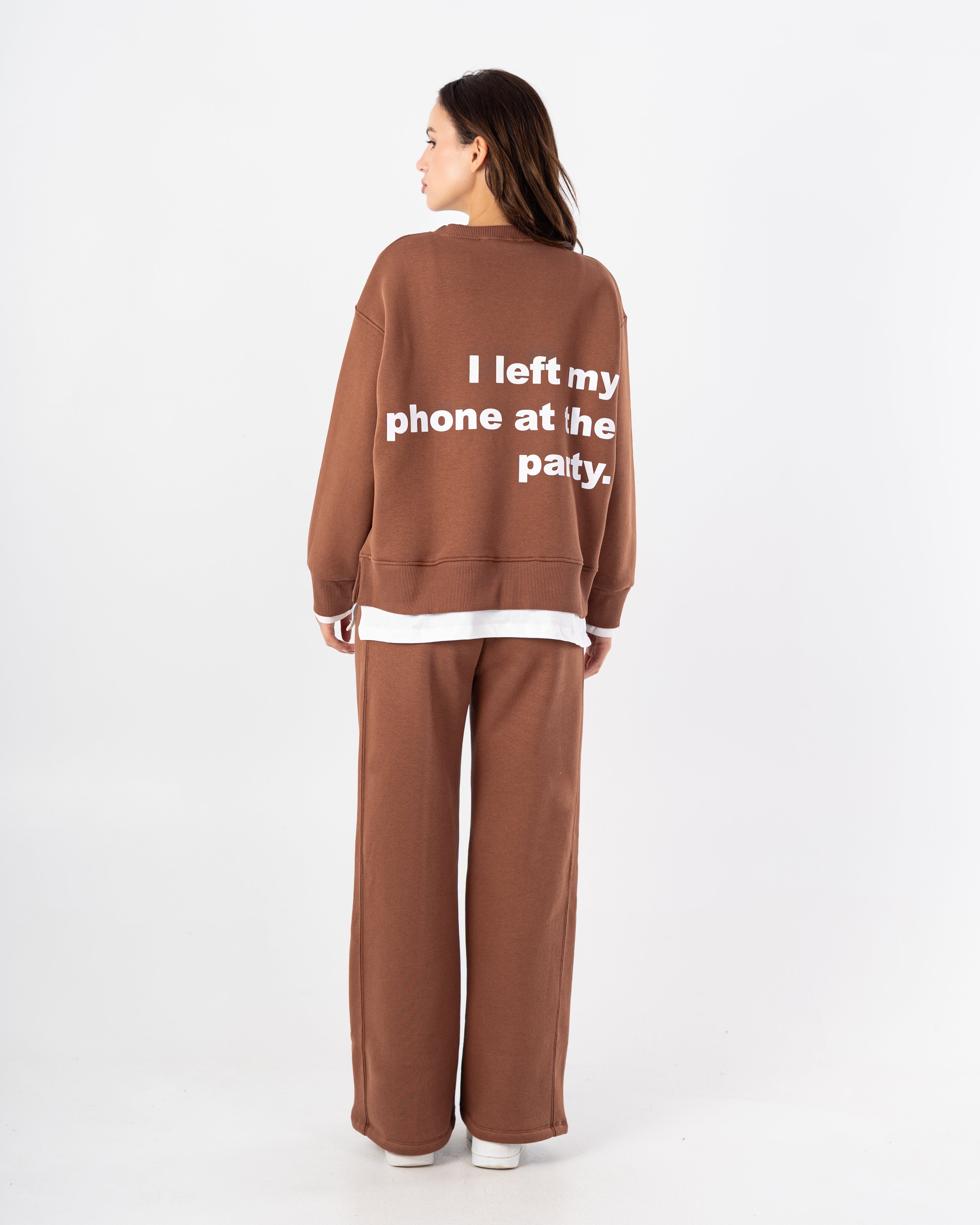 Sweatshirt – White Stripe (Back Print)