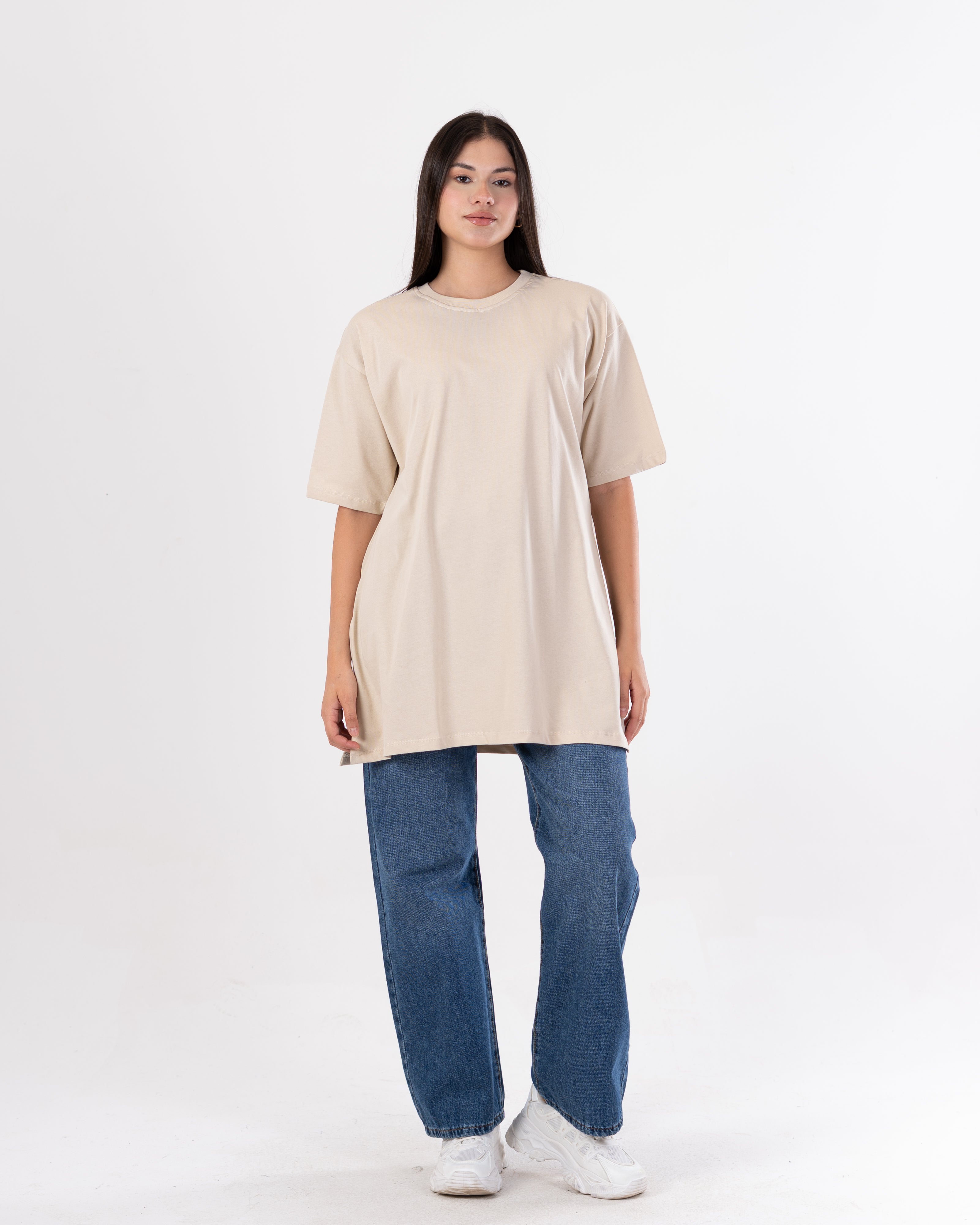 Half Sleeve T-Shirt - Back Print (Long Length)