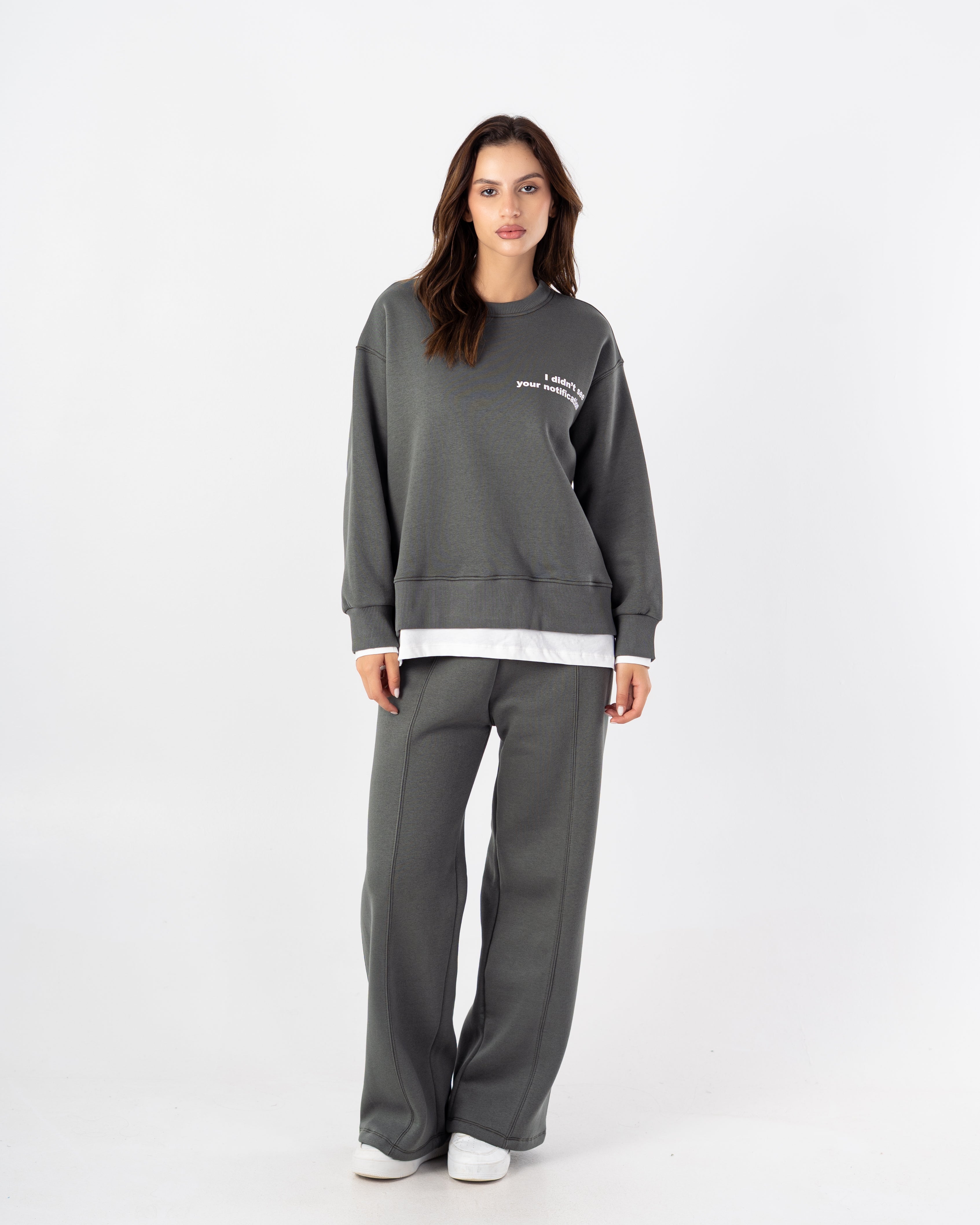 Sweatshirt – White Stripe (Back Print)