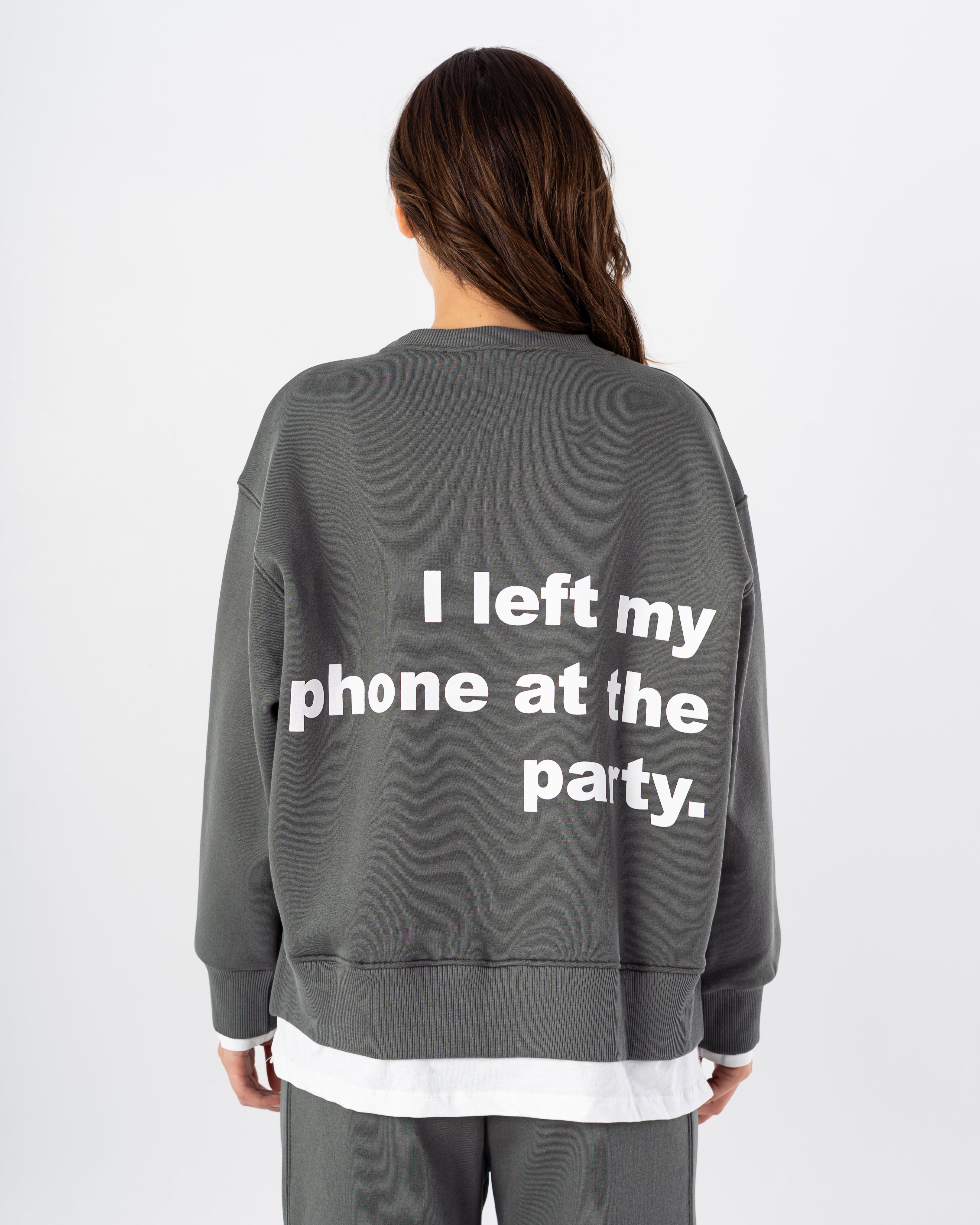 Sweatshirt – White Stripe (Back Print)