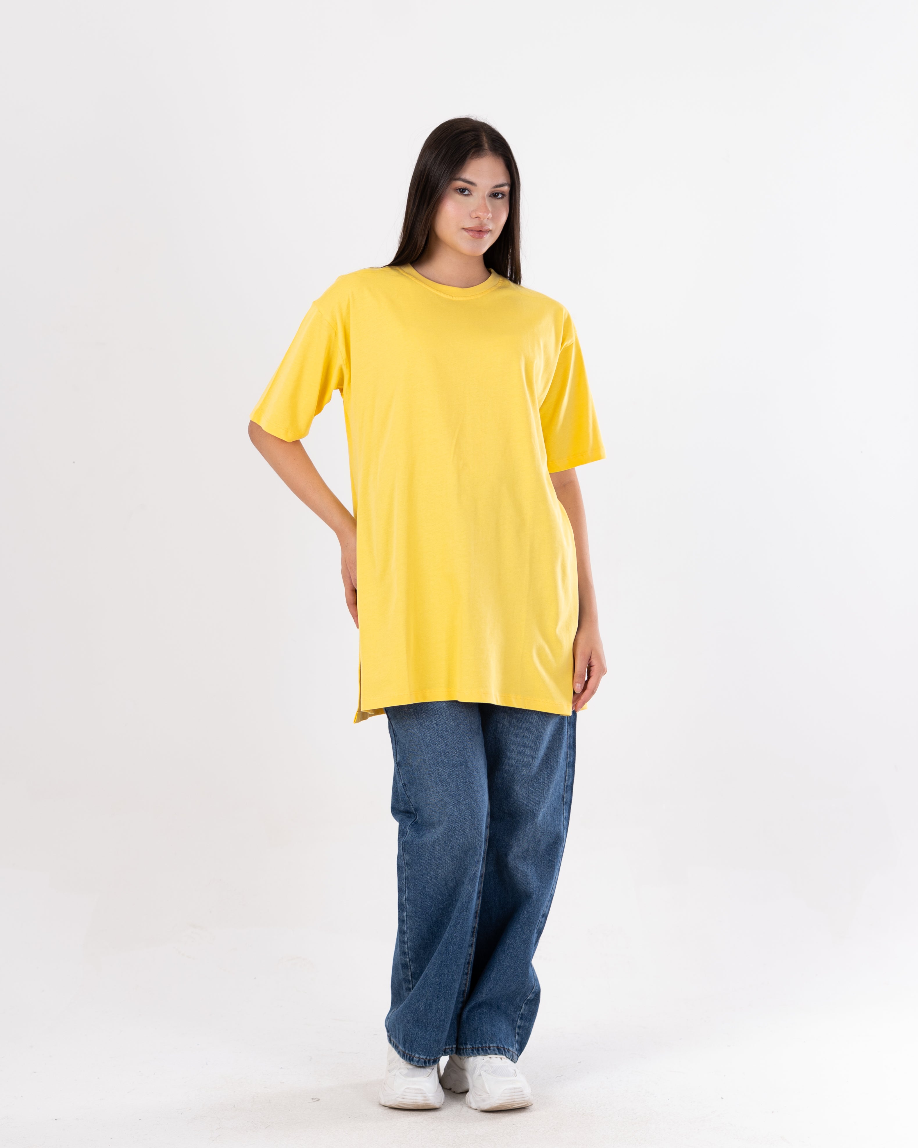 Half Sleeve T-Shirt - Back Print (Long Length)
