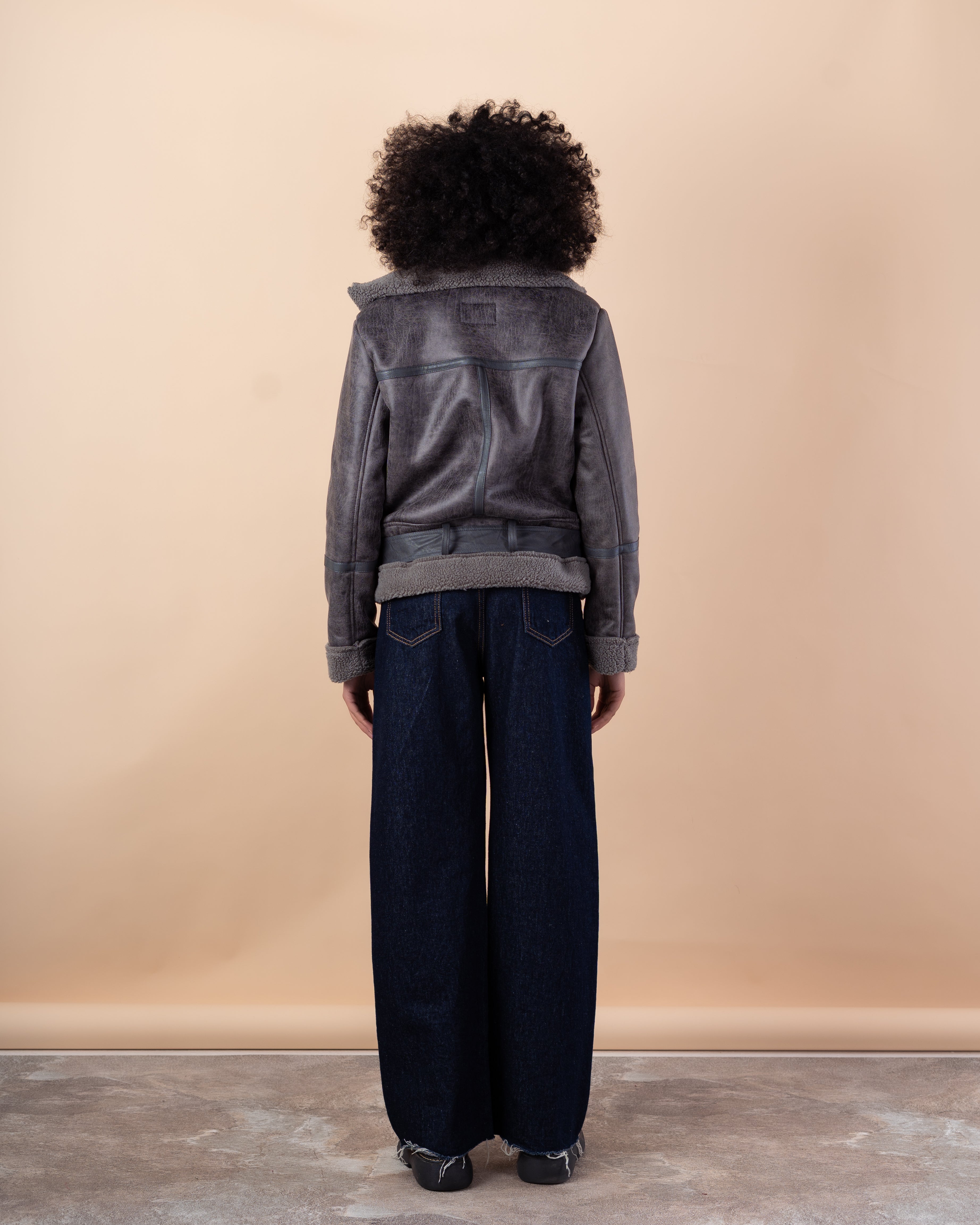 jacket - Suede with hood