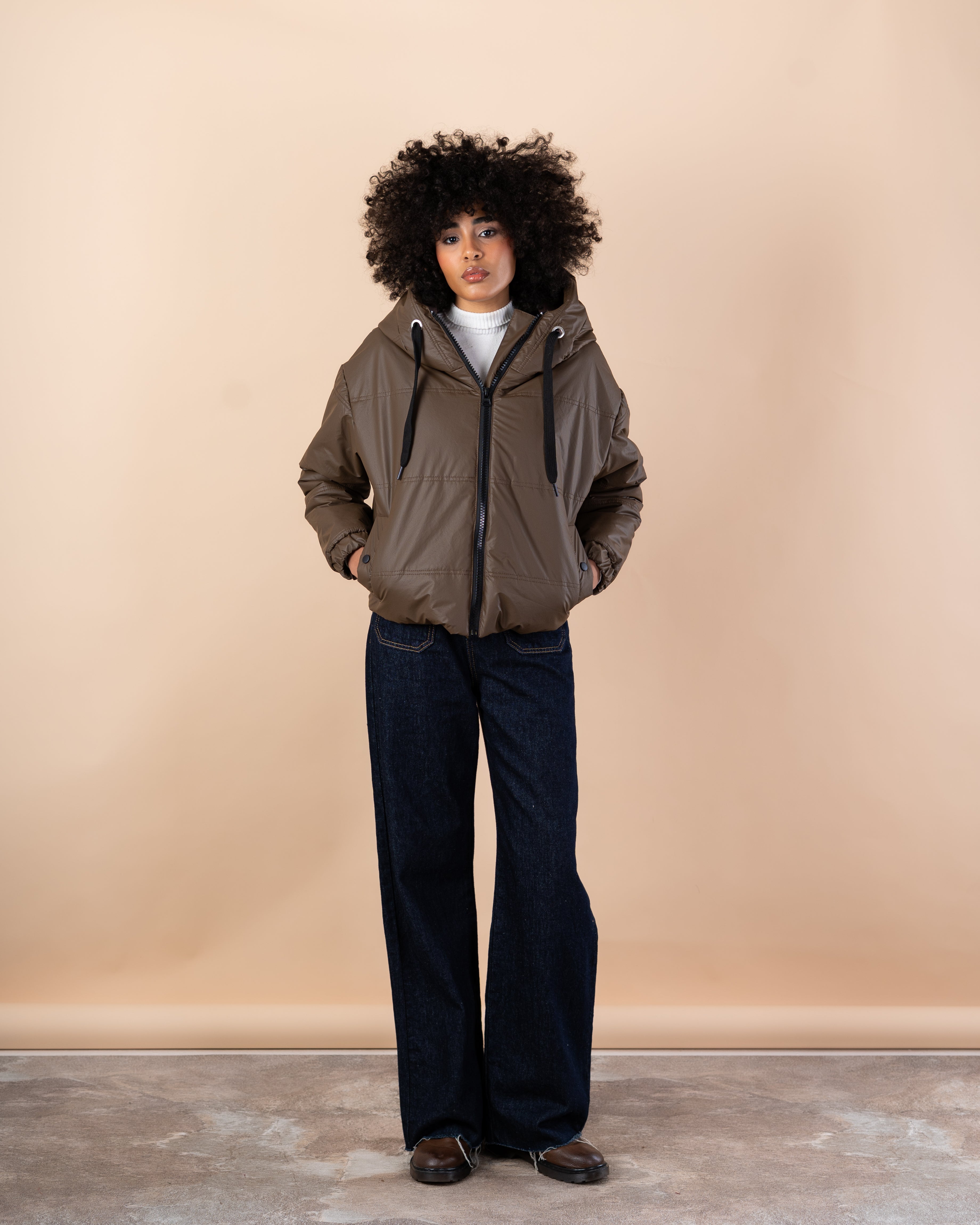 jacket - quilted leather