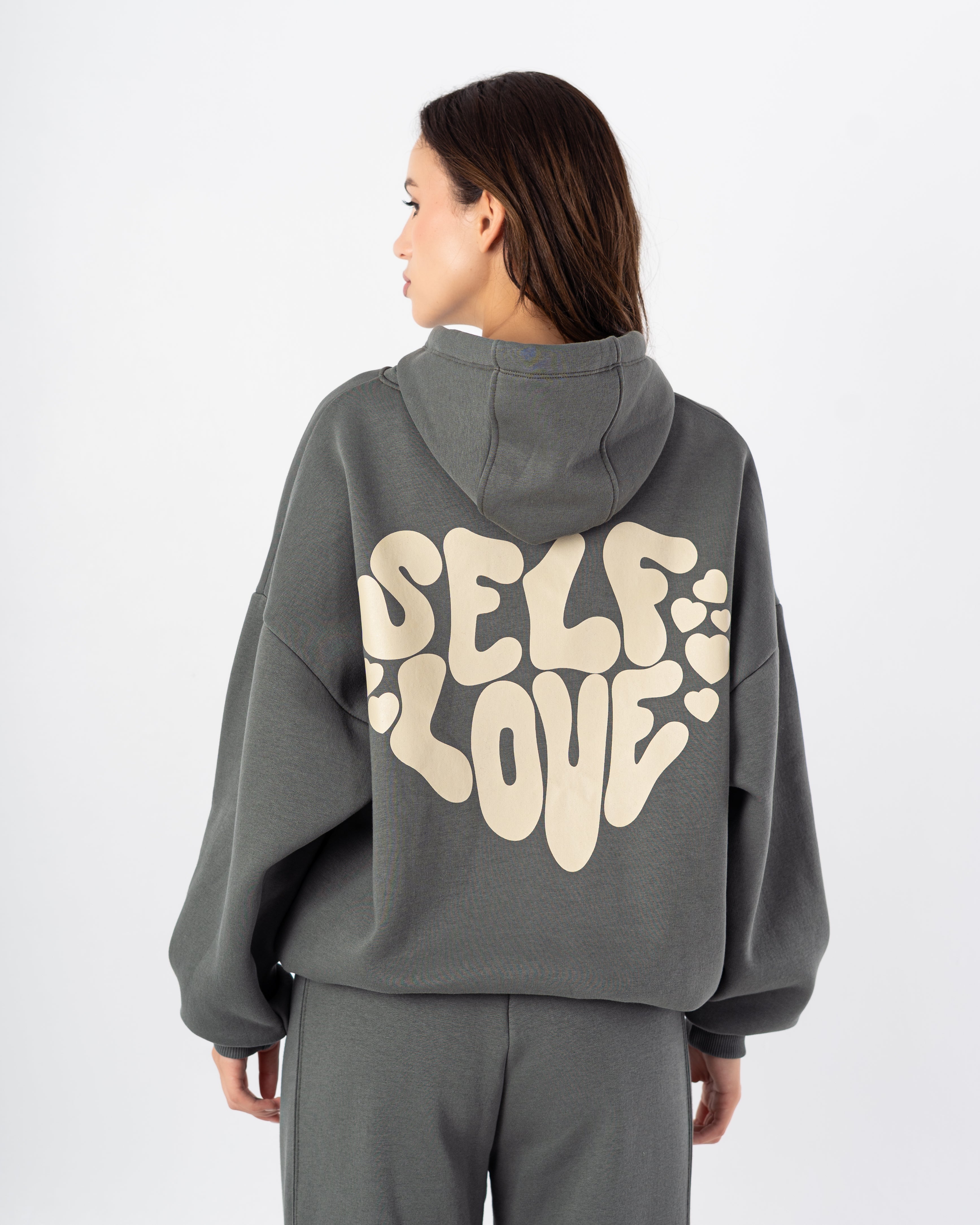 Hoodie – Print (Letters In Heart Shape)
