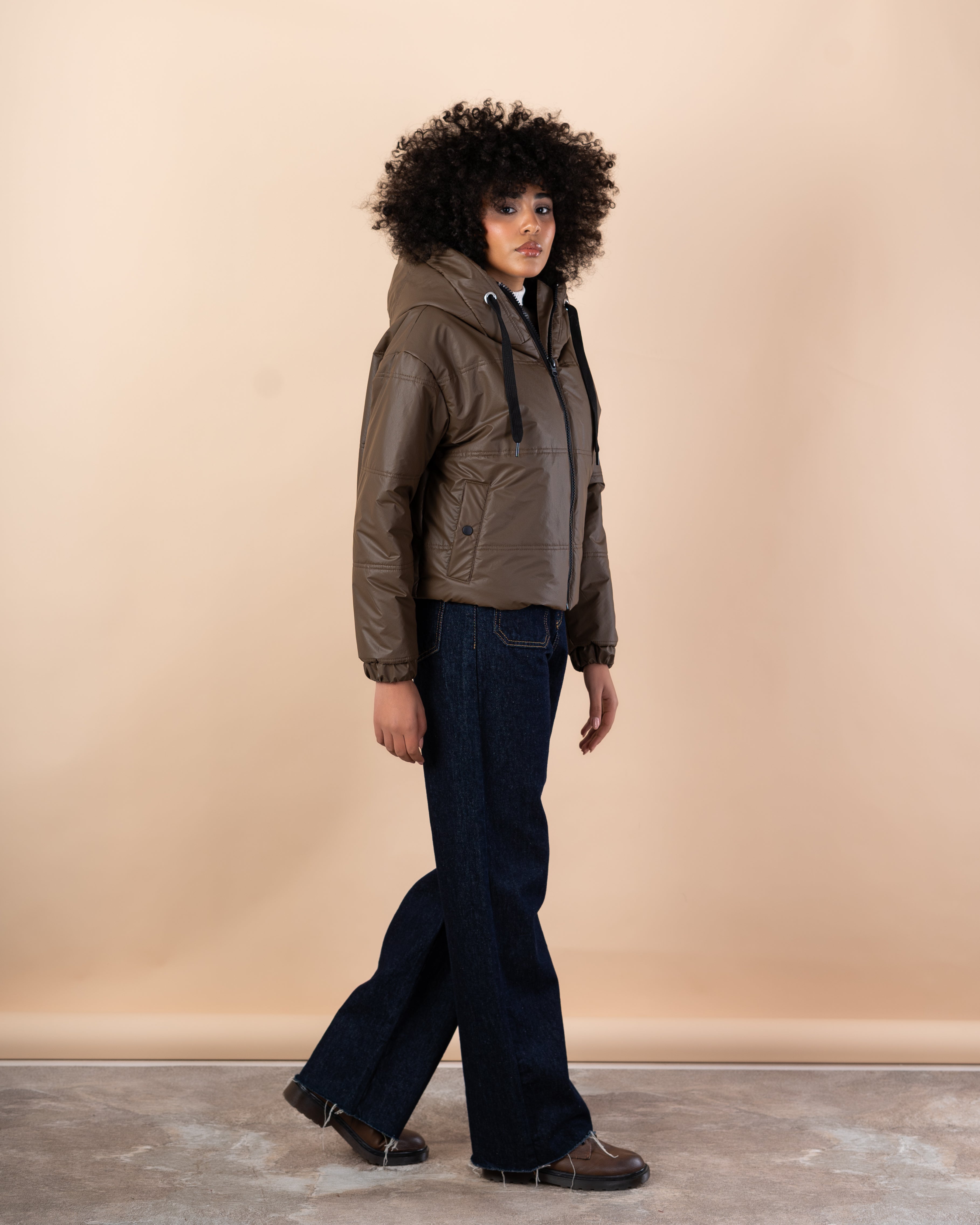 jacket - quilted leather