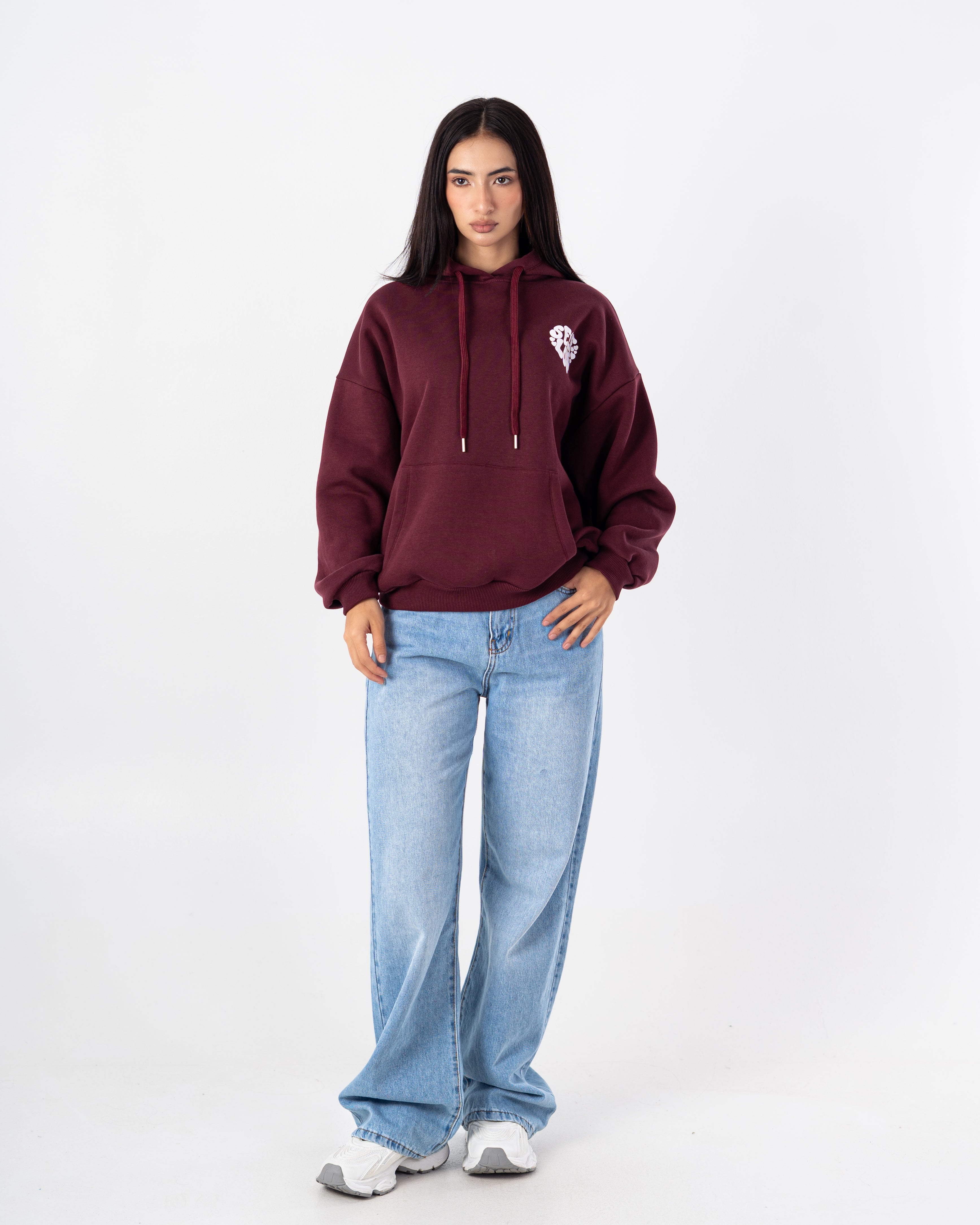 Hoodie – Print (Letters In Heart Shape)