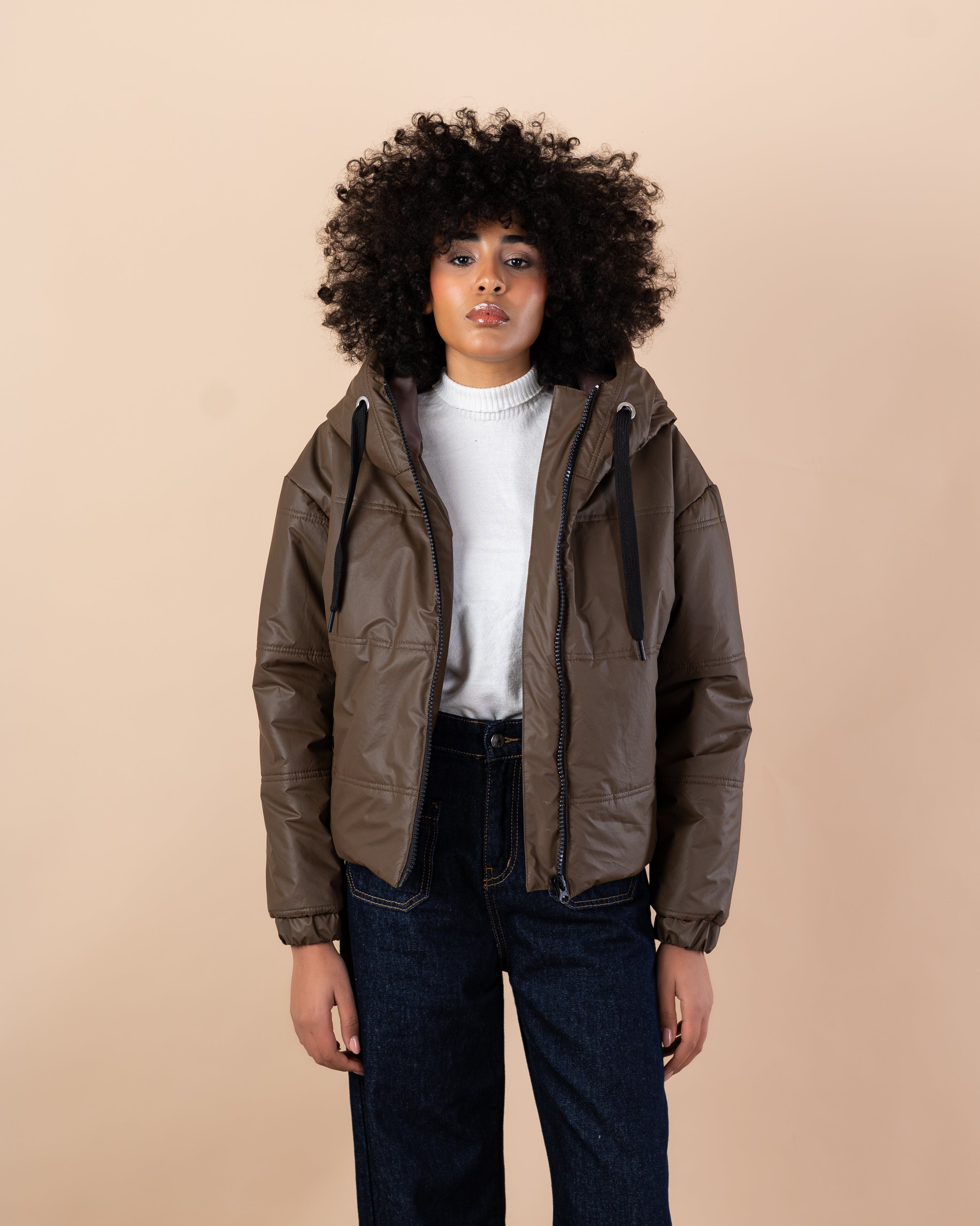 jacket - quilted leather