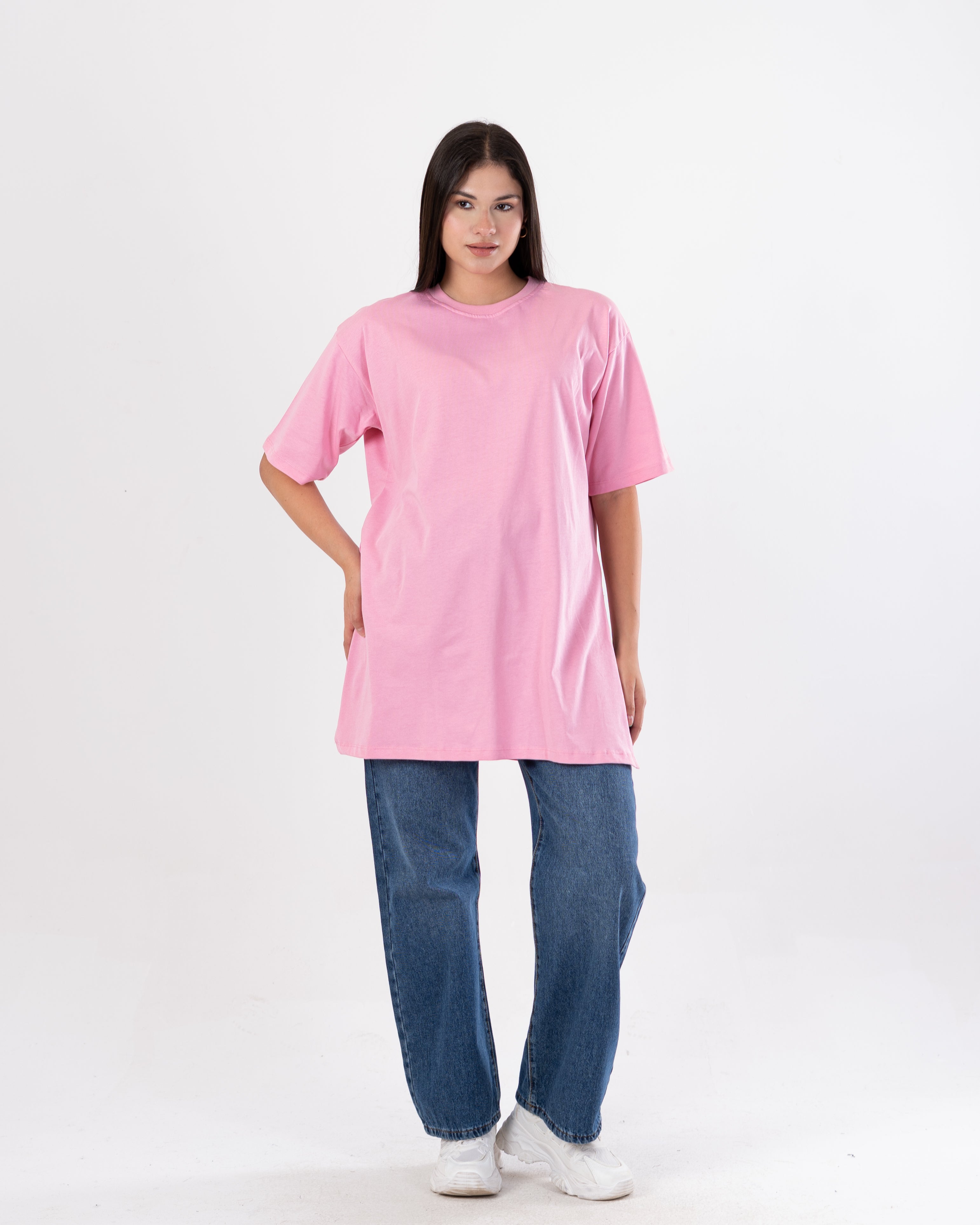 Half Sleeve T-Shirt - Back Print (Long Length)