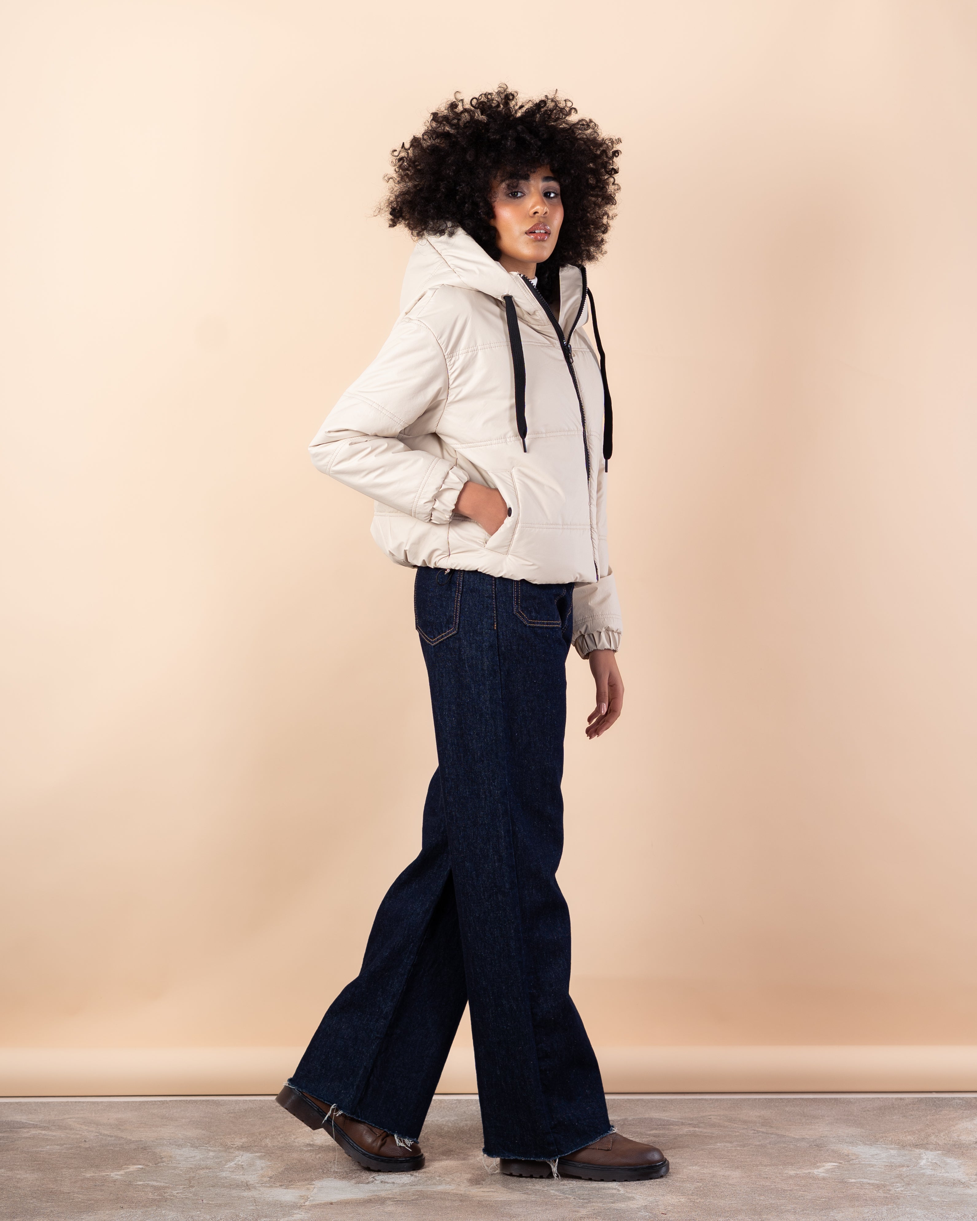 jacket - quilted leather