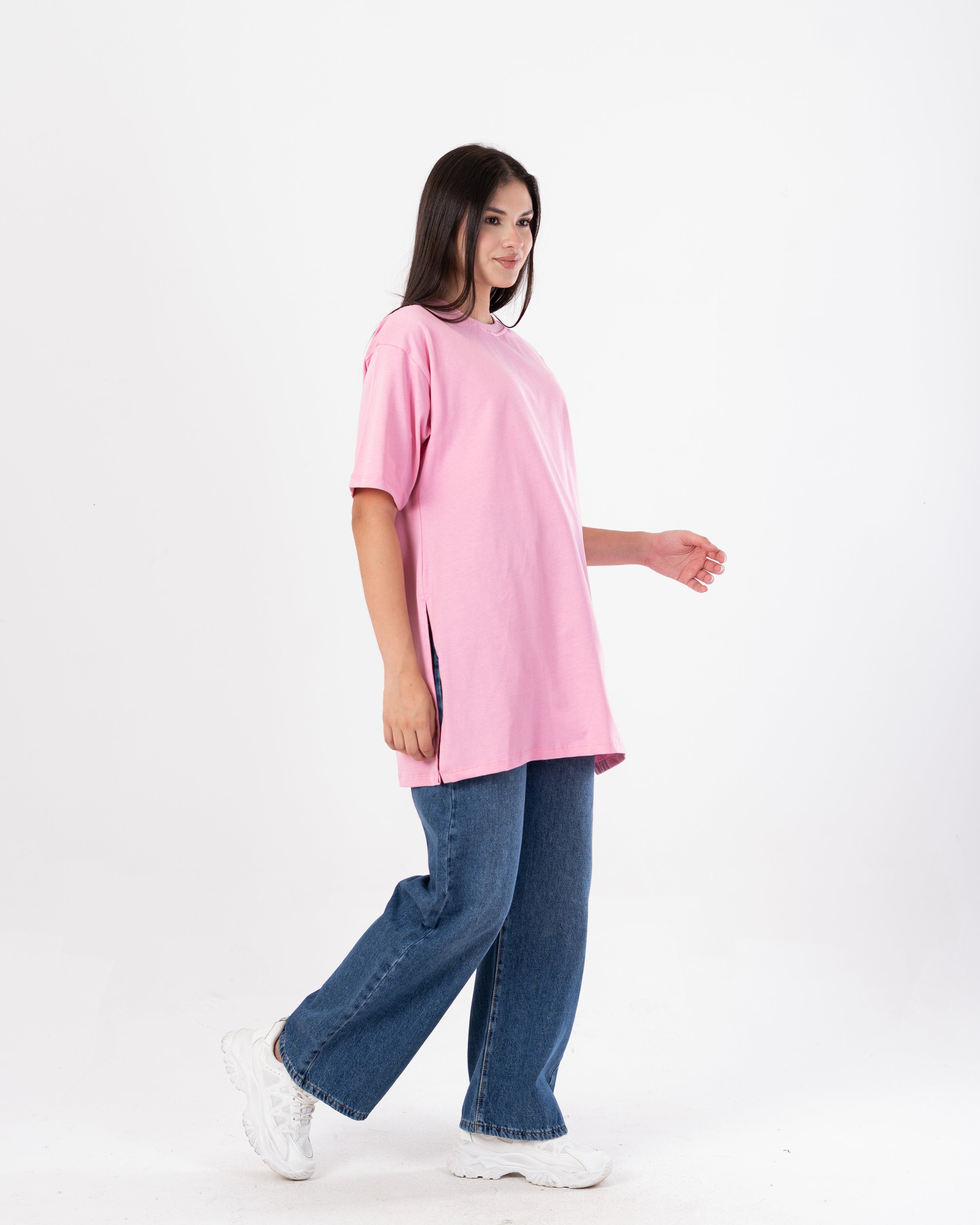 Half Sleeve T-Shirt - Back Print (Long Length)