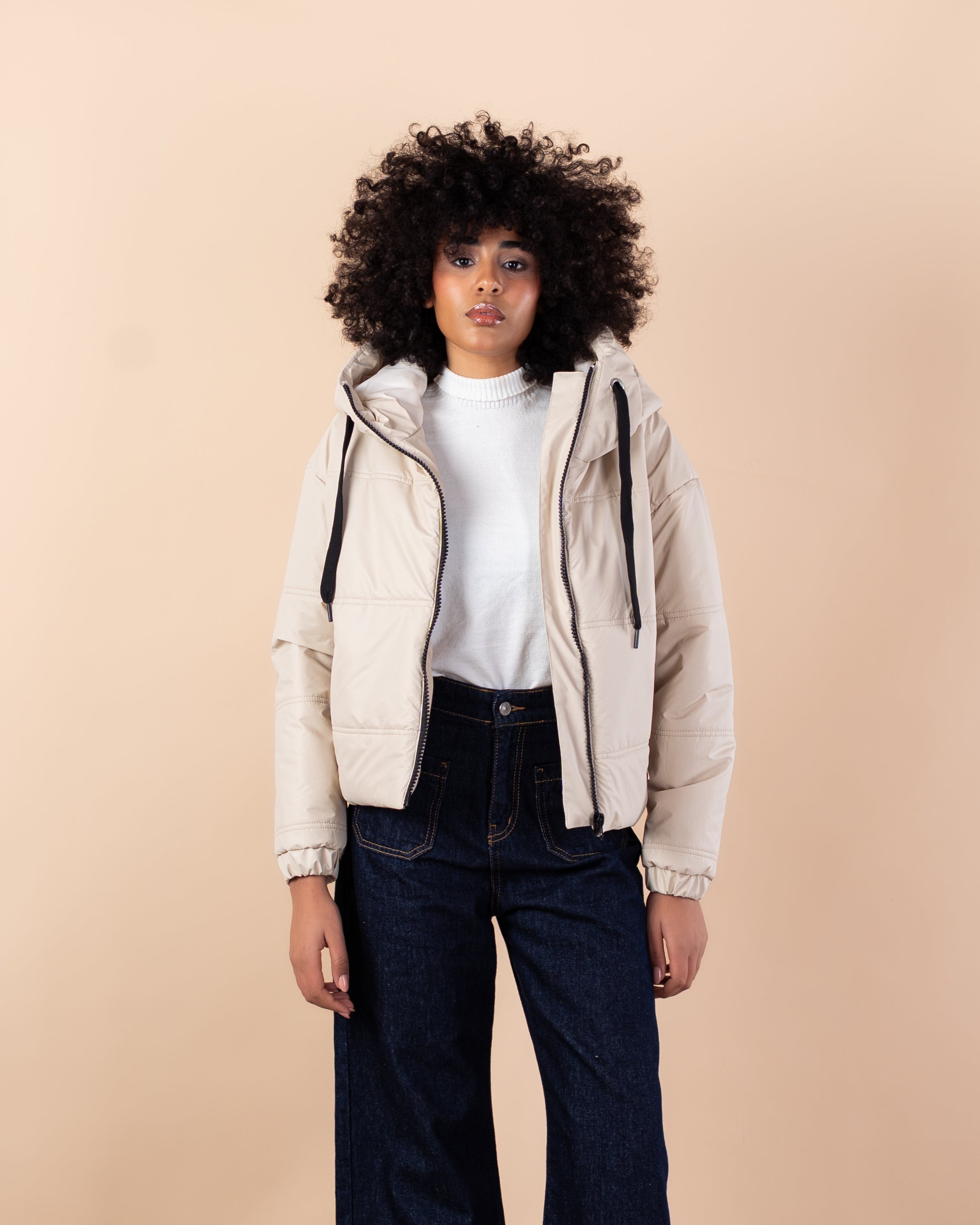 jacket - quilted leather