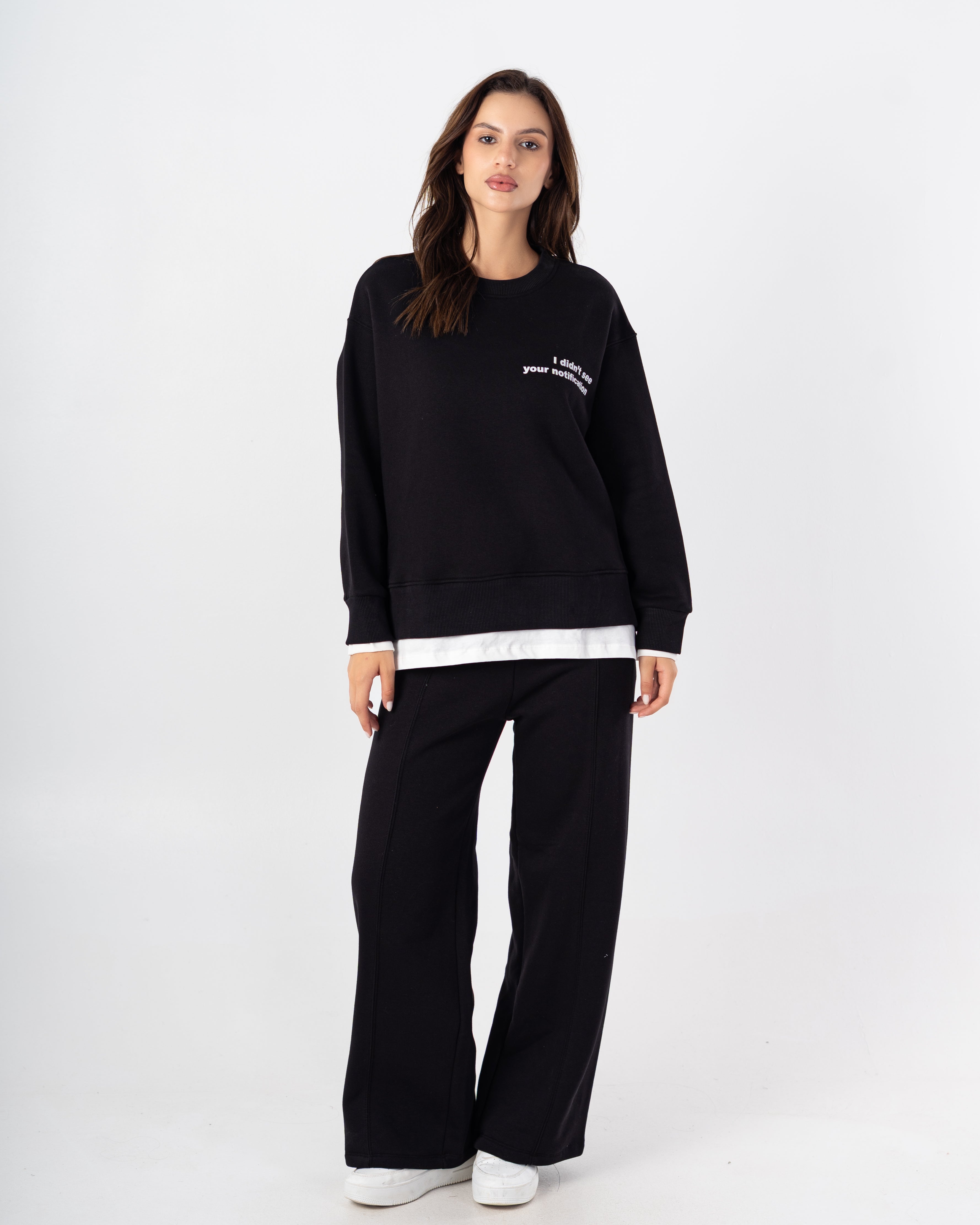 Sweatshirt – White Stripe (Back Print)