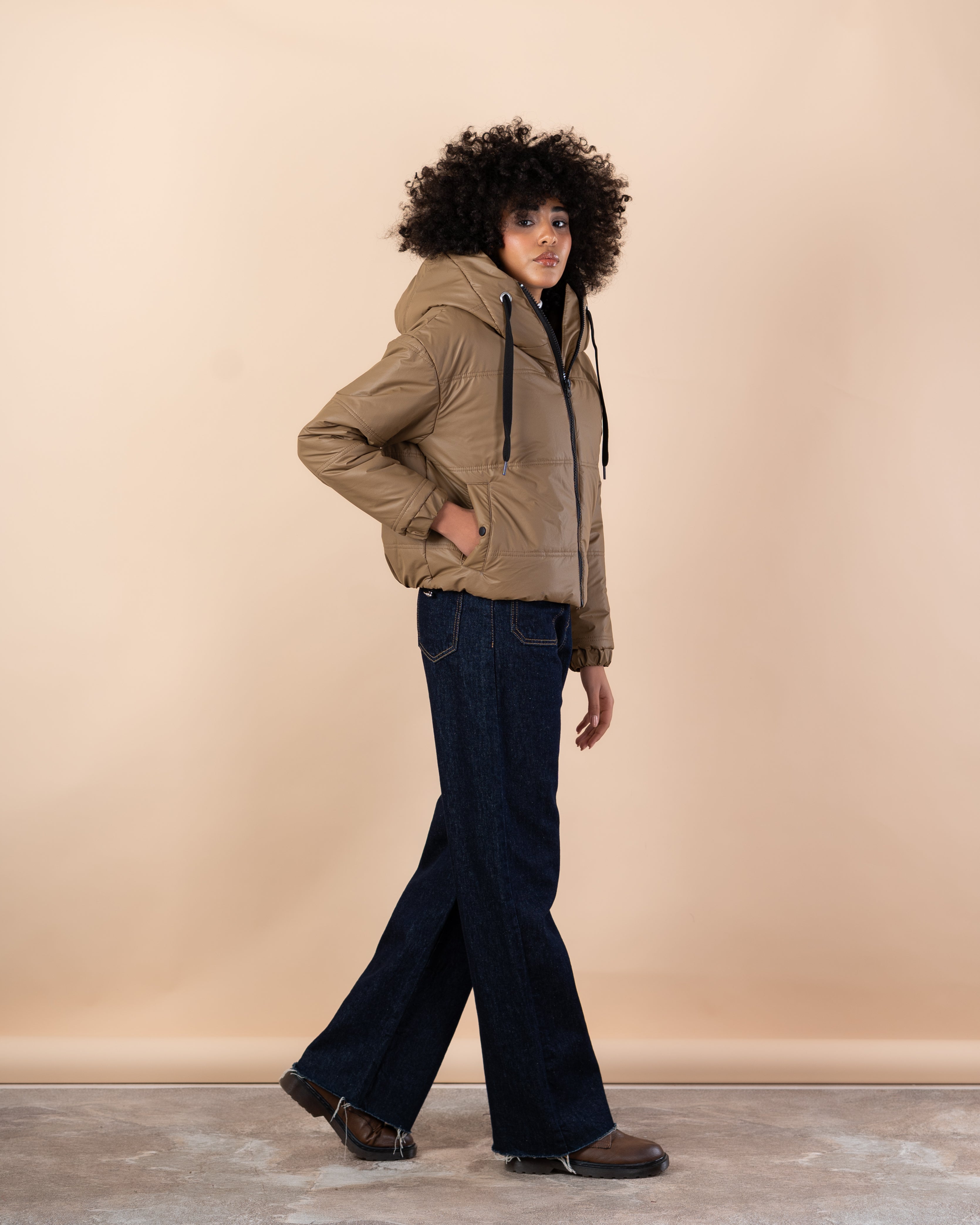 jacket - quilted leather