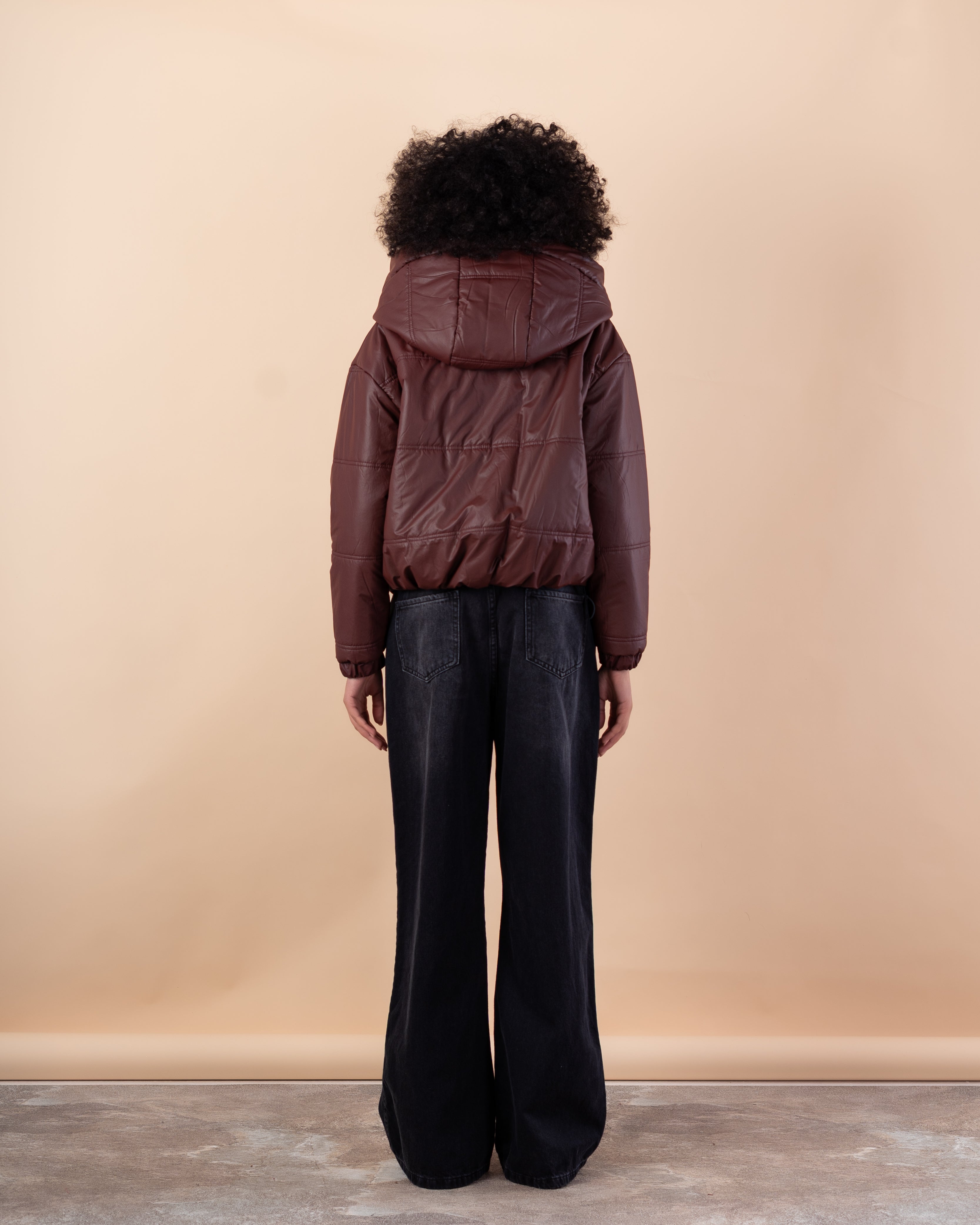 jacket - quilted leather