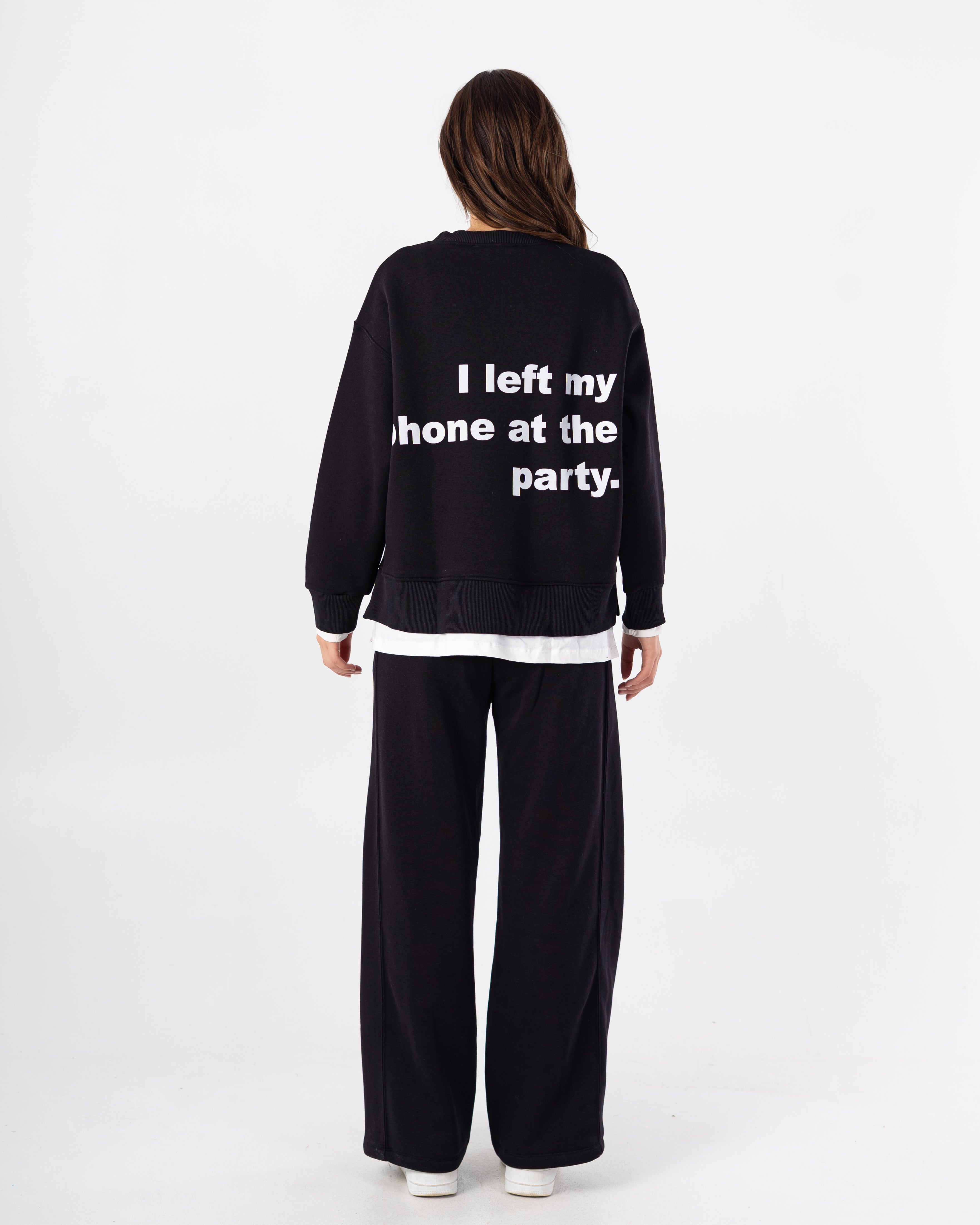 Sweatshirt – White Stripe (Back Print)