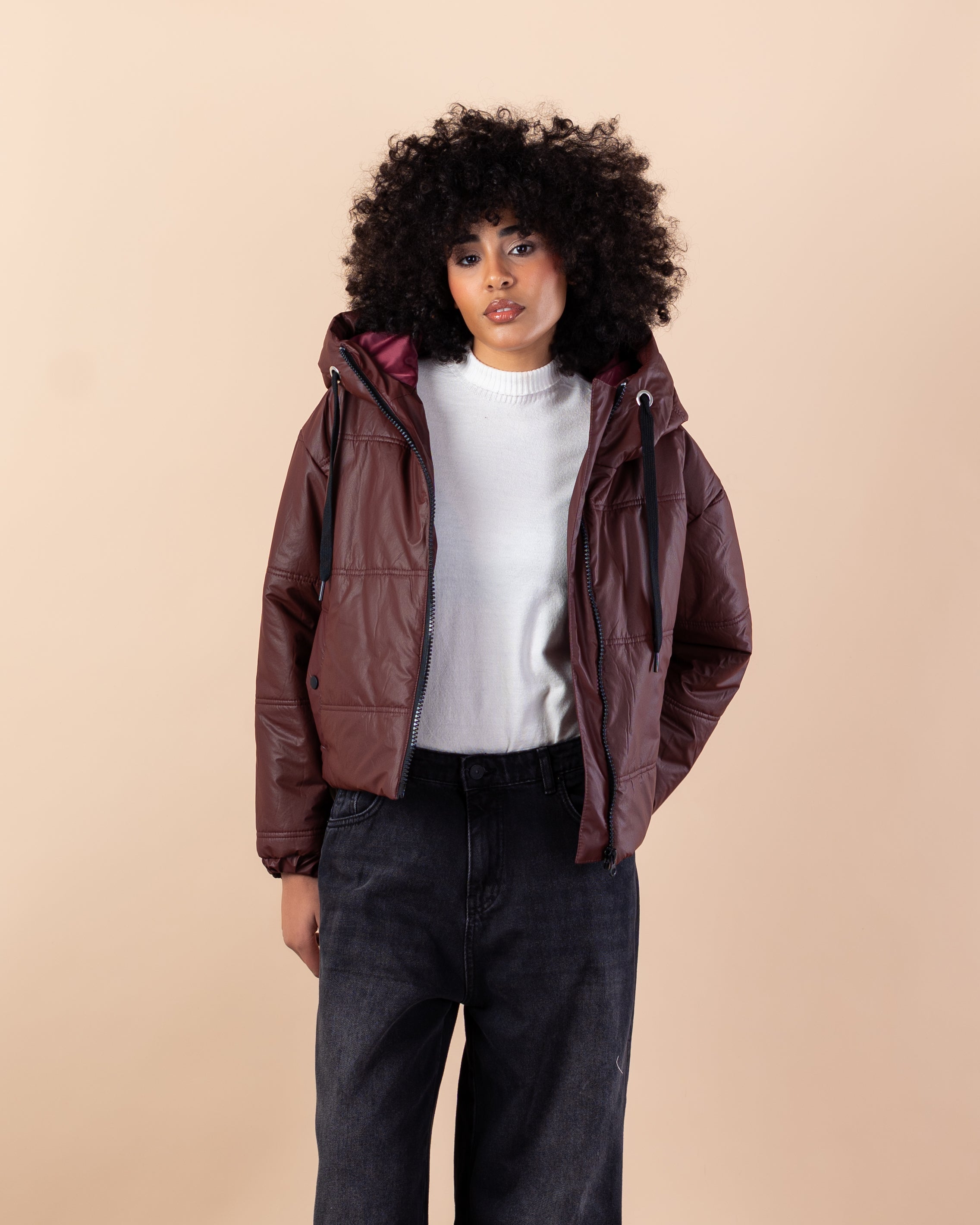 jacket - quilted leather