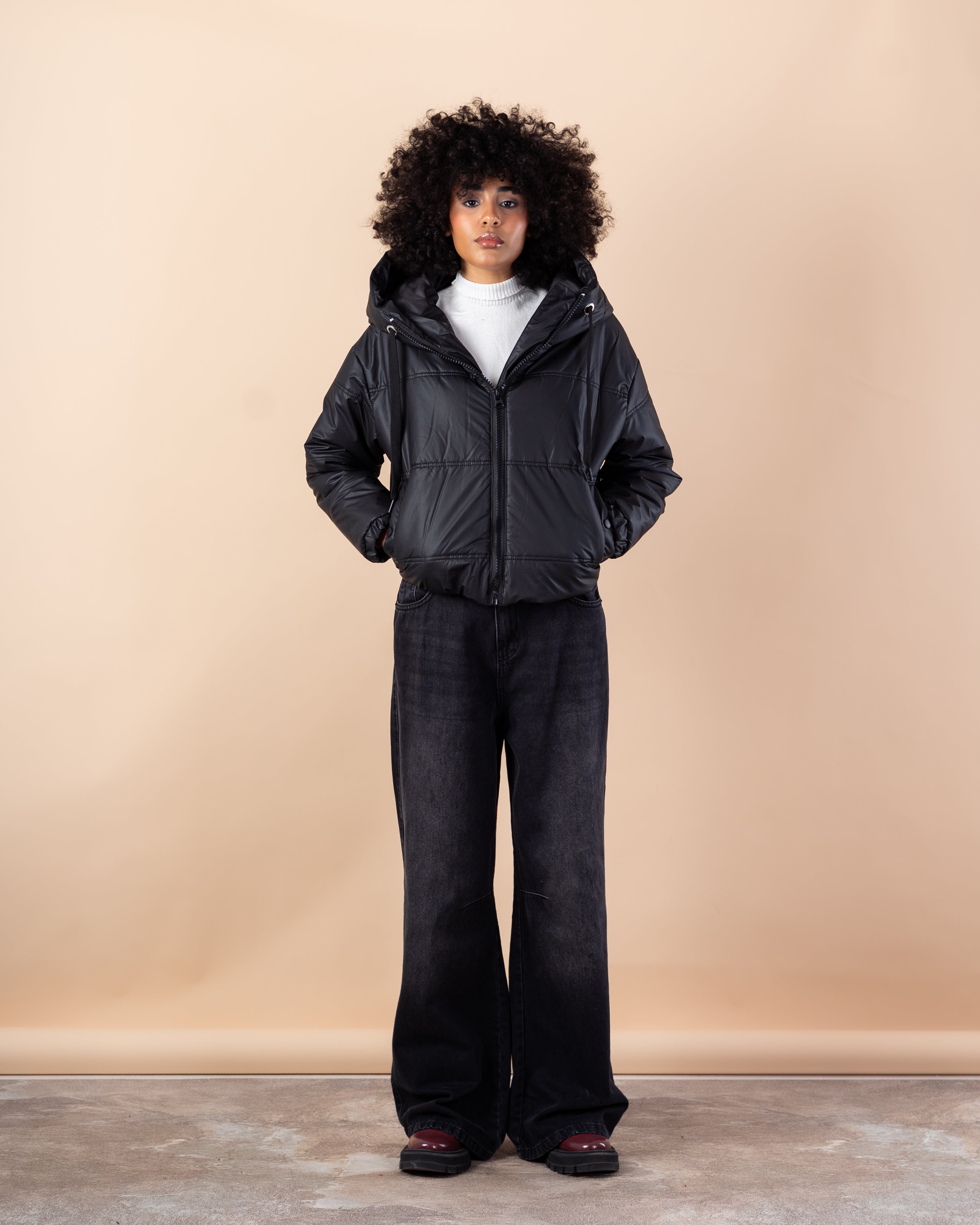 jacket - quilted leather