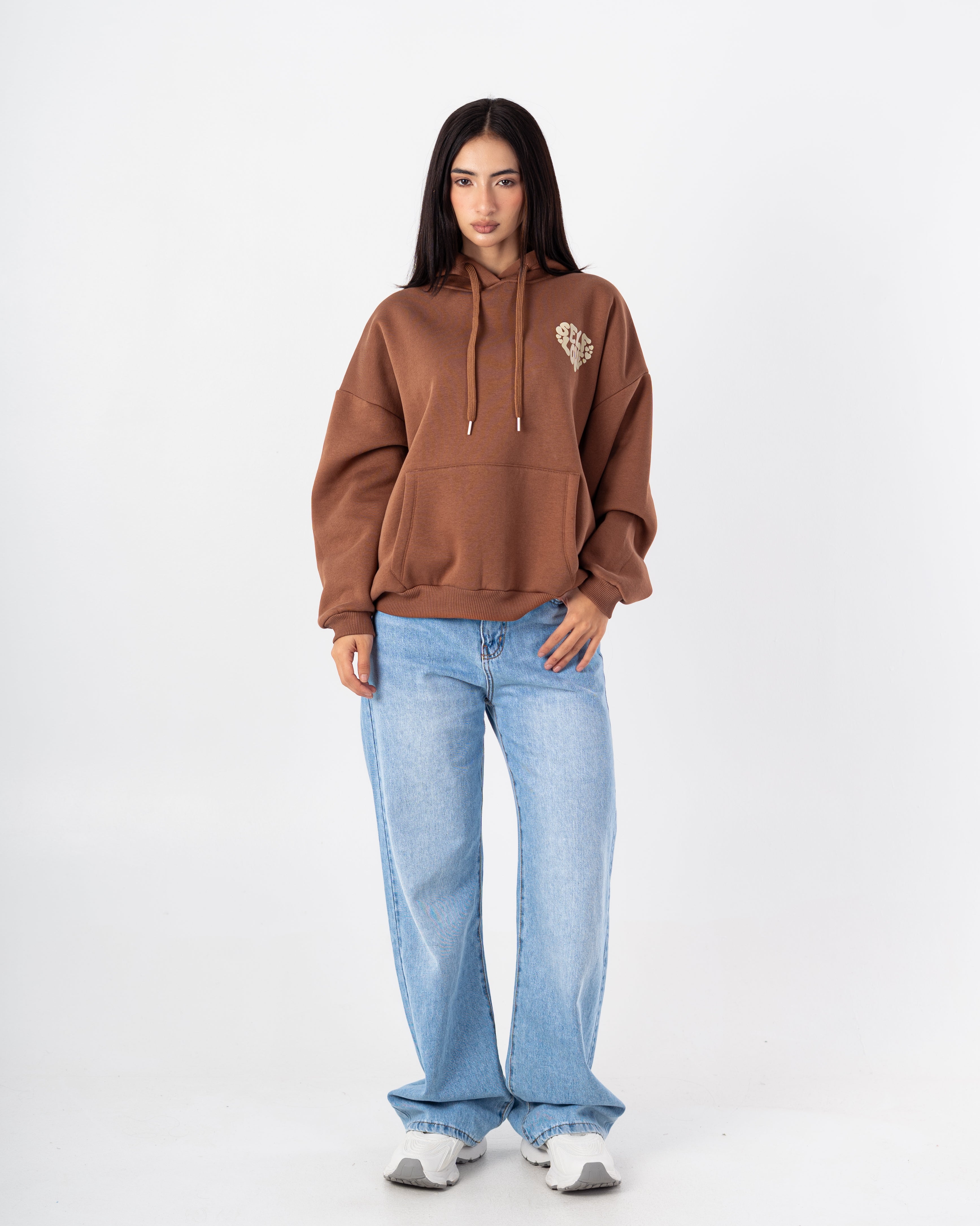 Hoodie – Print (Letters In Heart Shape)