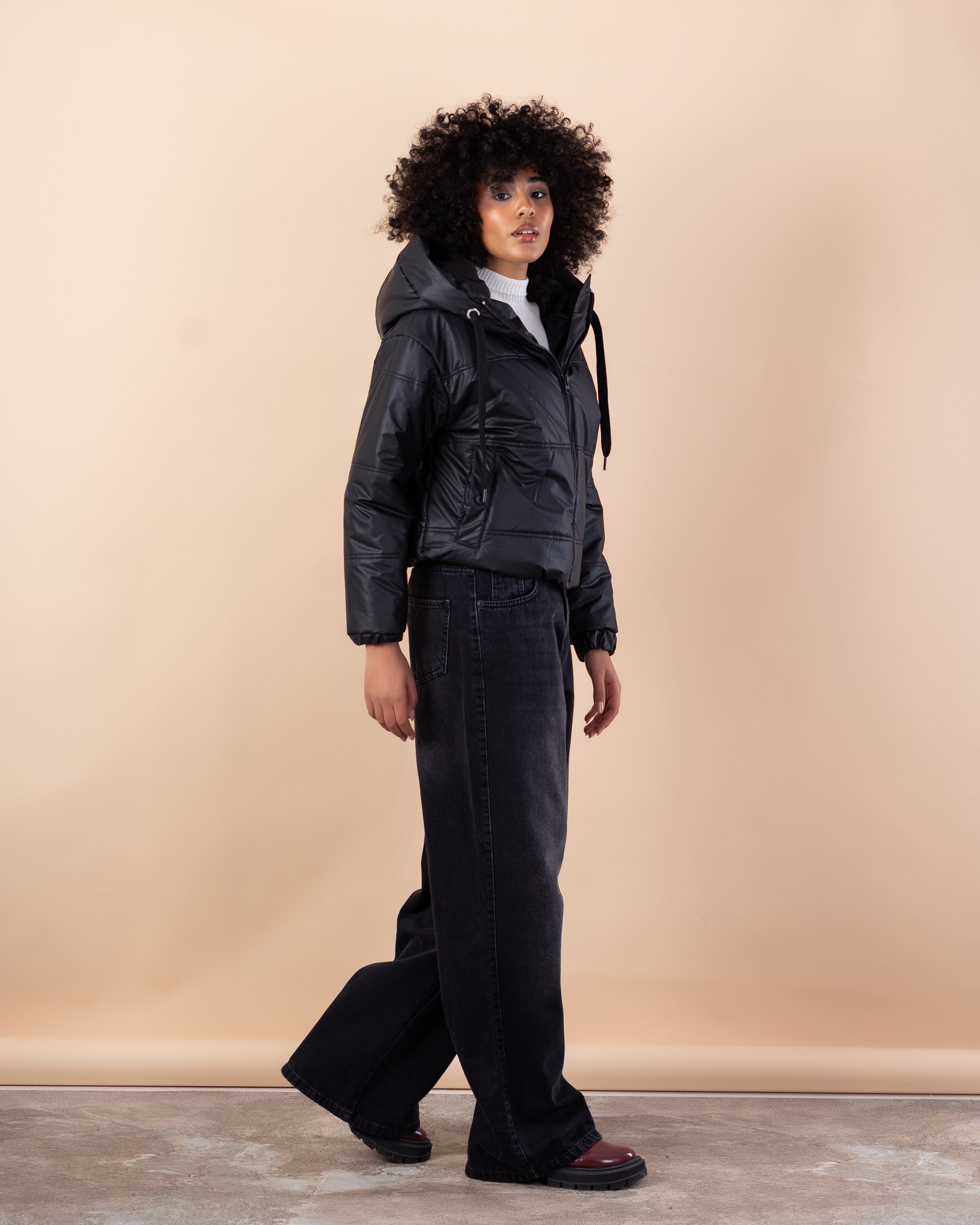 jacket - quilted leather