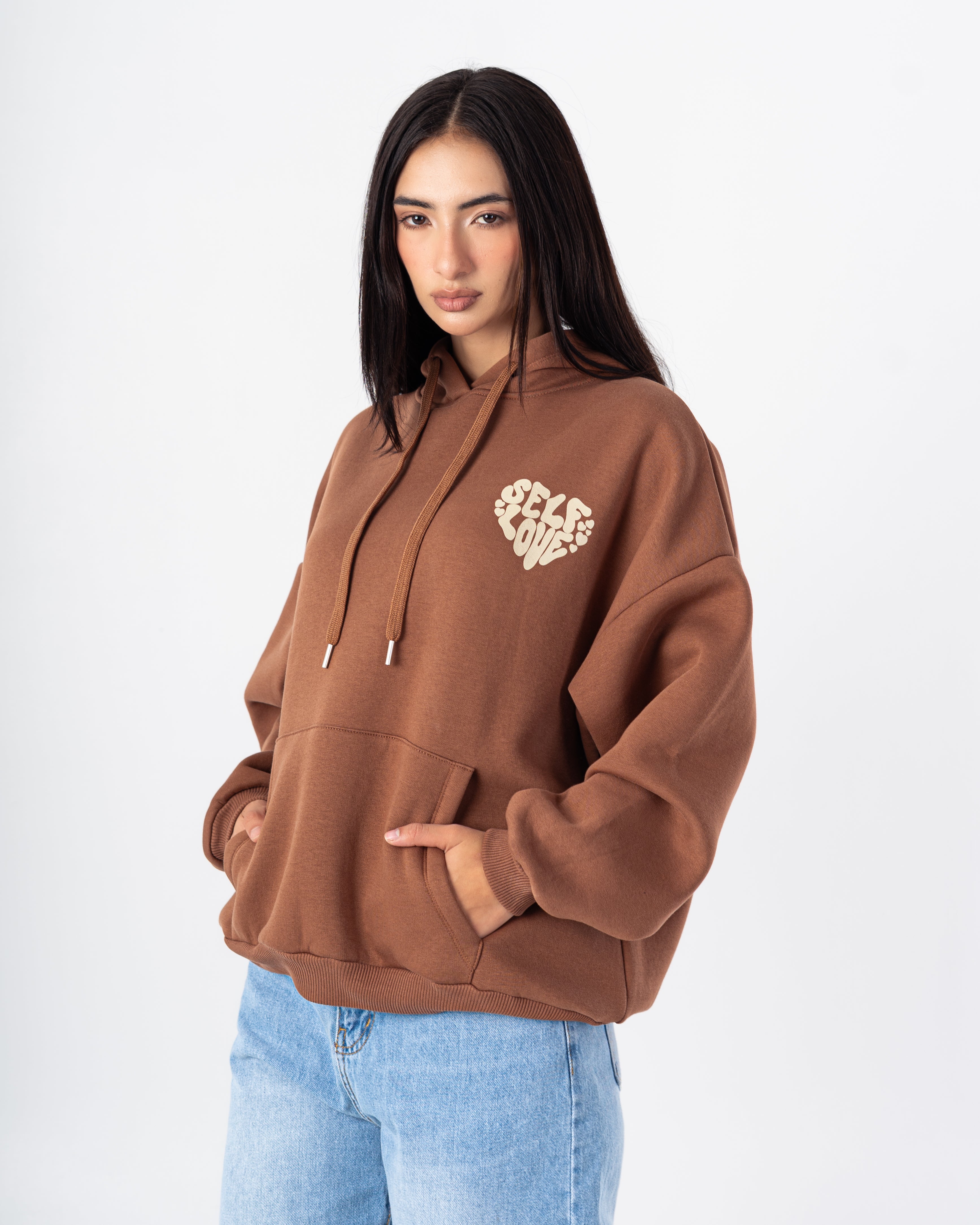 Hoodie – Print (Letters In Heart Shape)