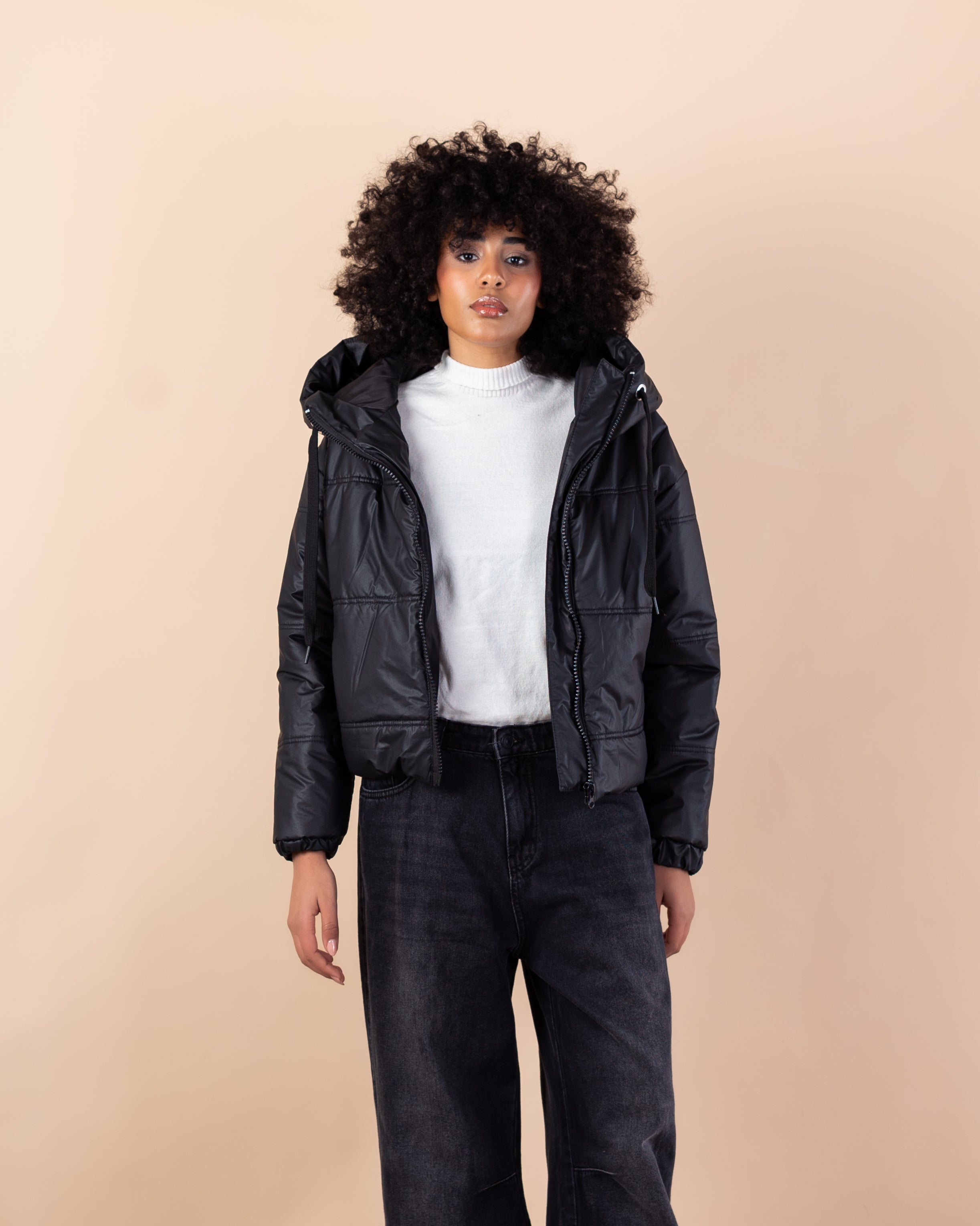 jacket - quilted leather