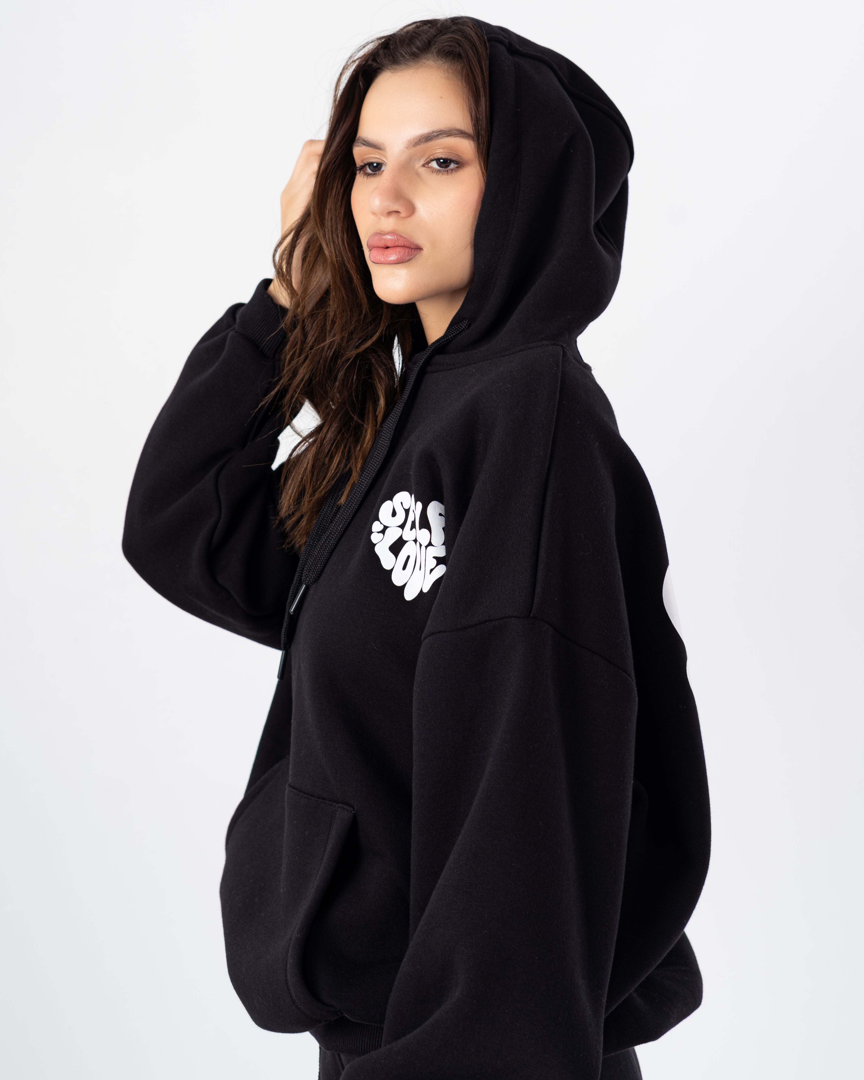 Hoodie – Print (Letters In Heart Shape)