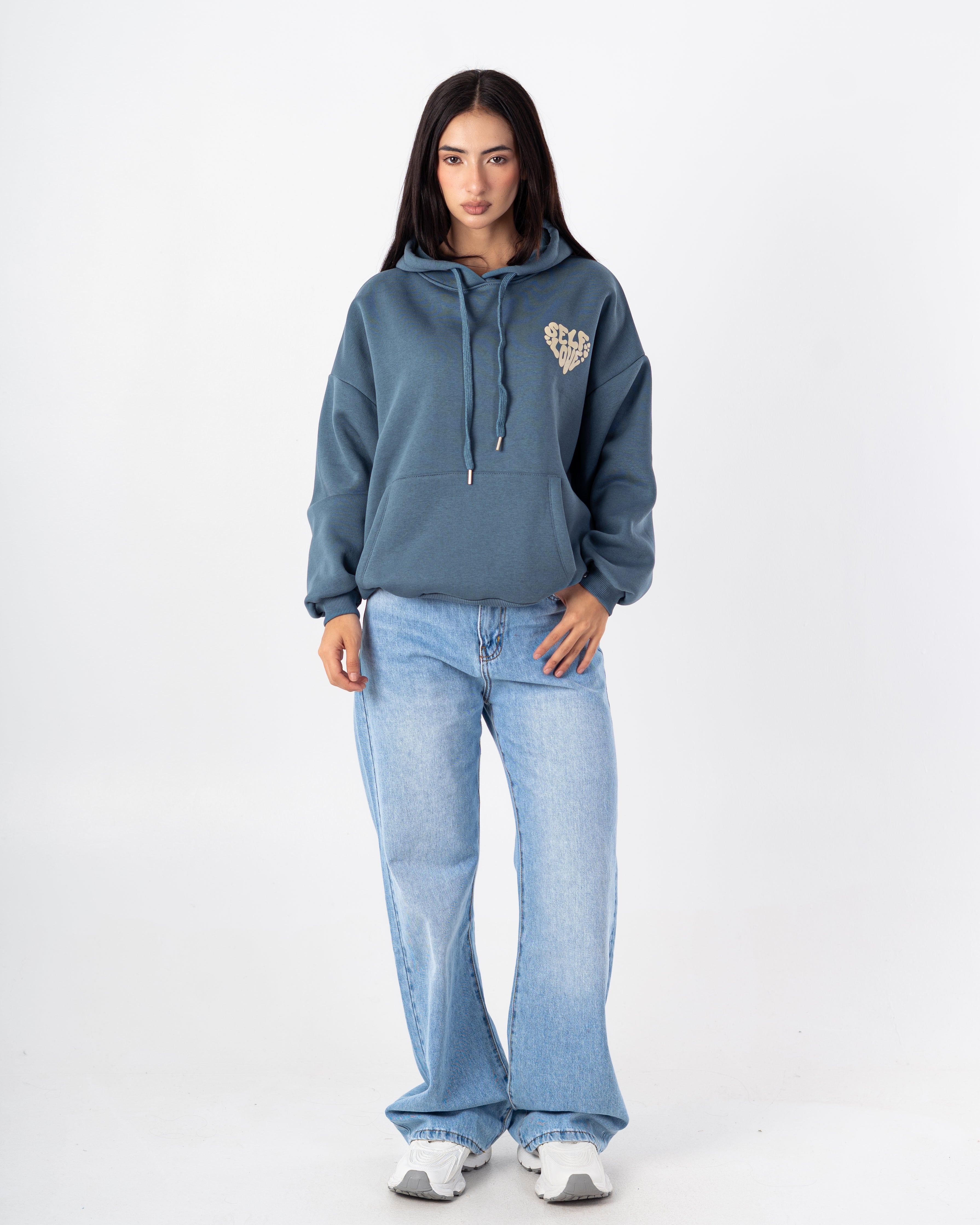 Hoodie – Print (Letters In Heart Shape)