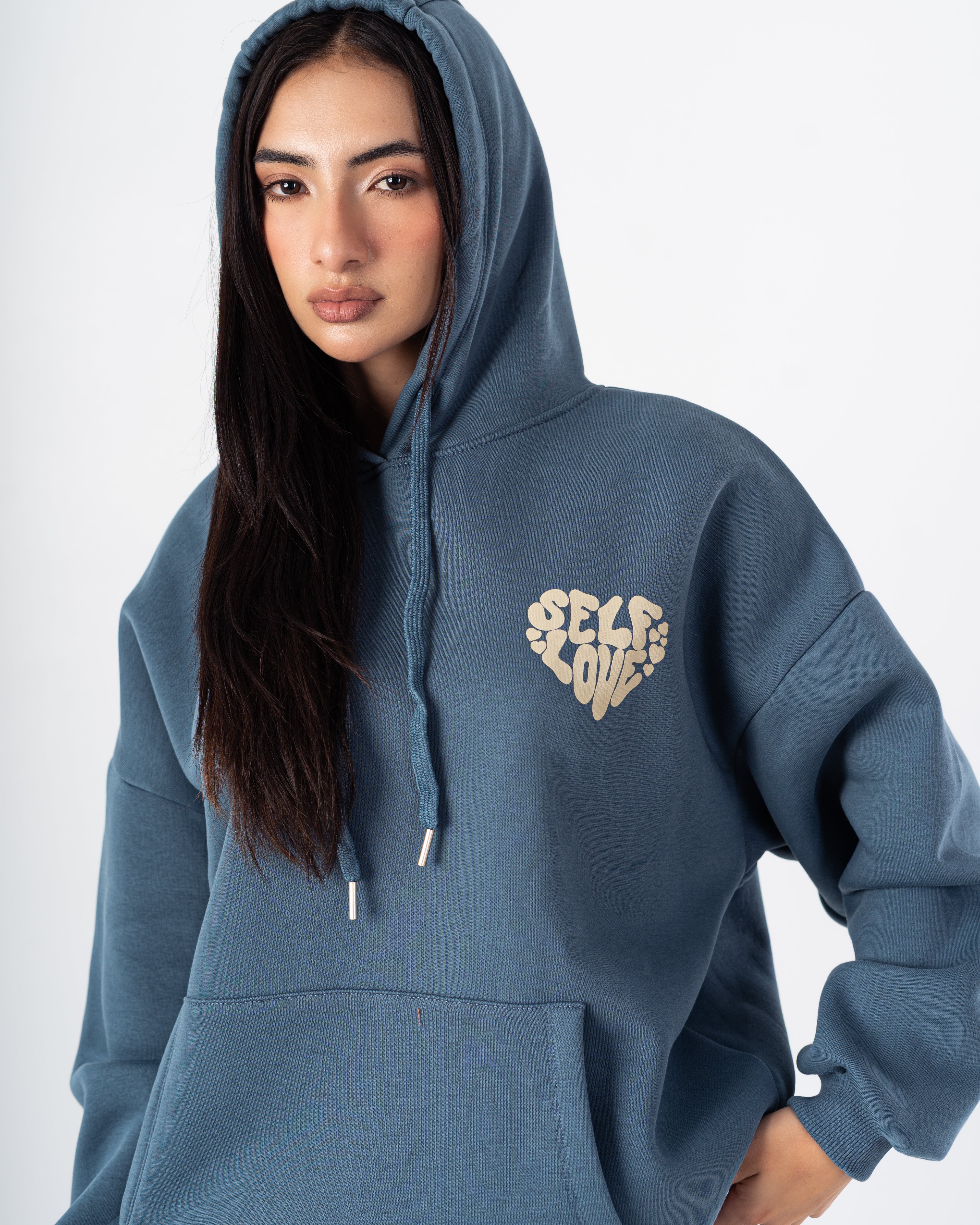 Hoodie – Print (Letters In Heart Shape)