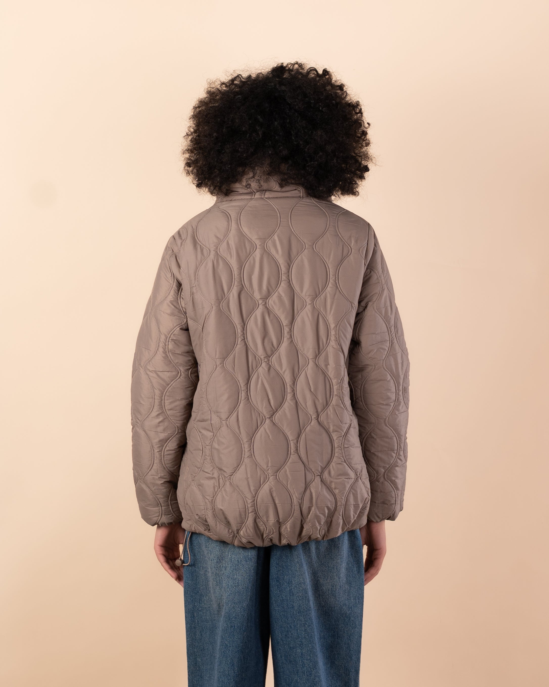 Waterproof jacket with caps